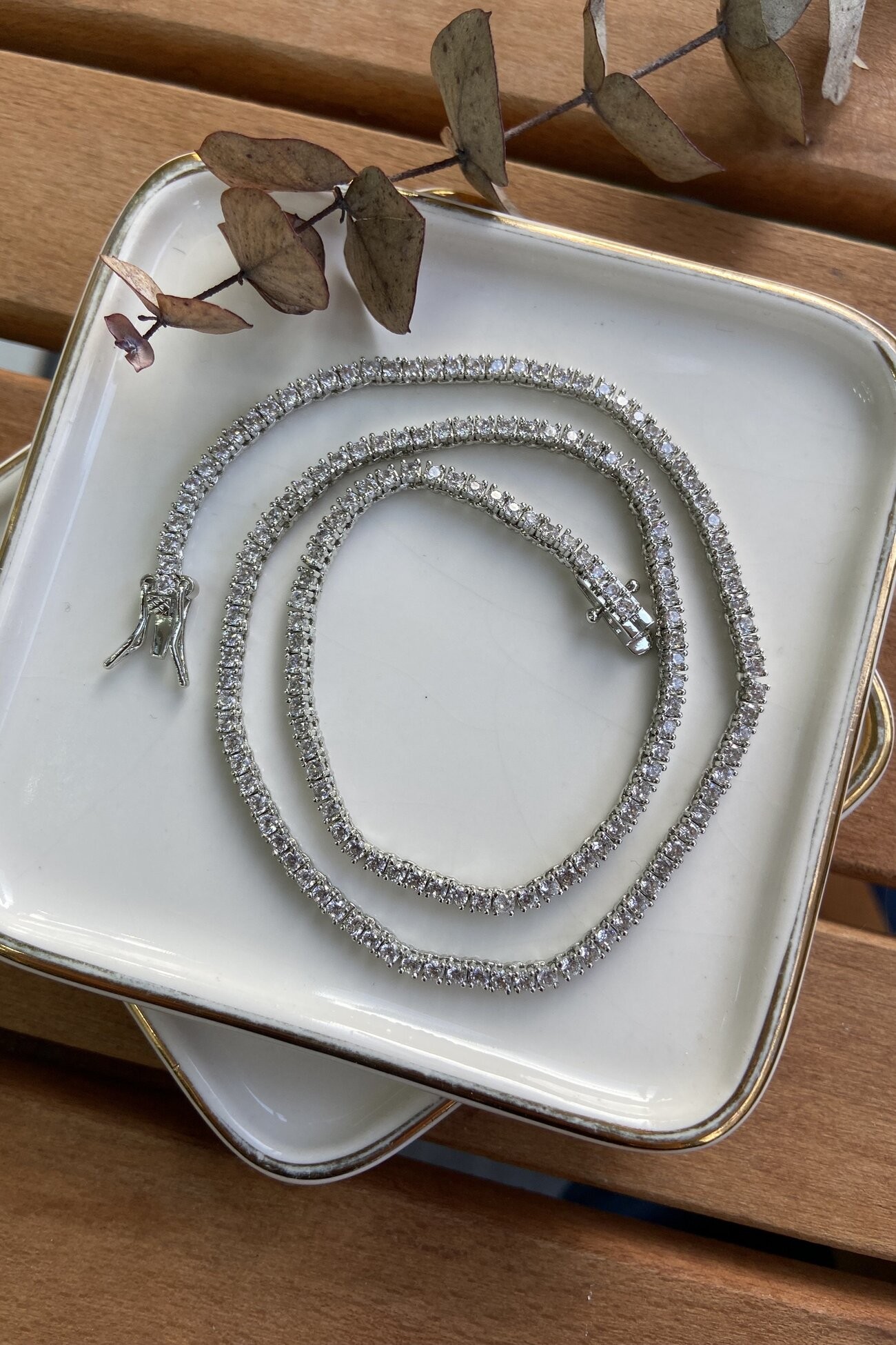 Döküm Su Yolu Kolye 1mm (40cm)