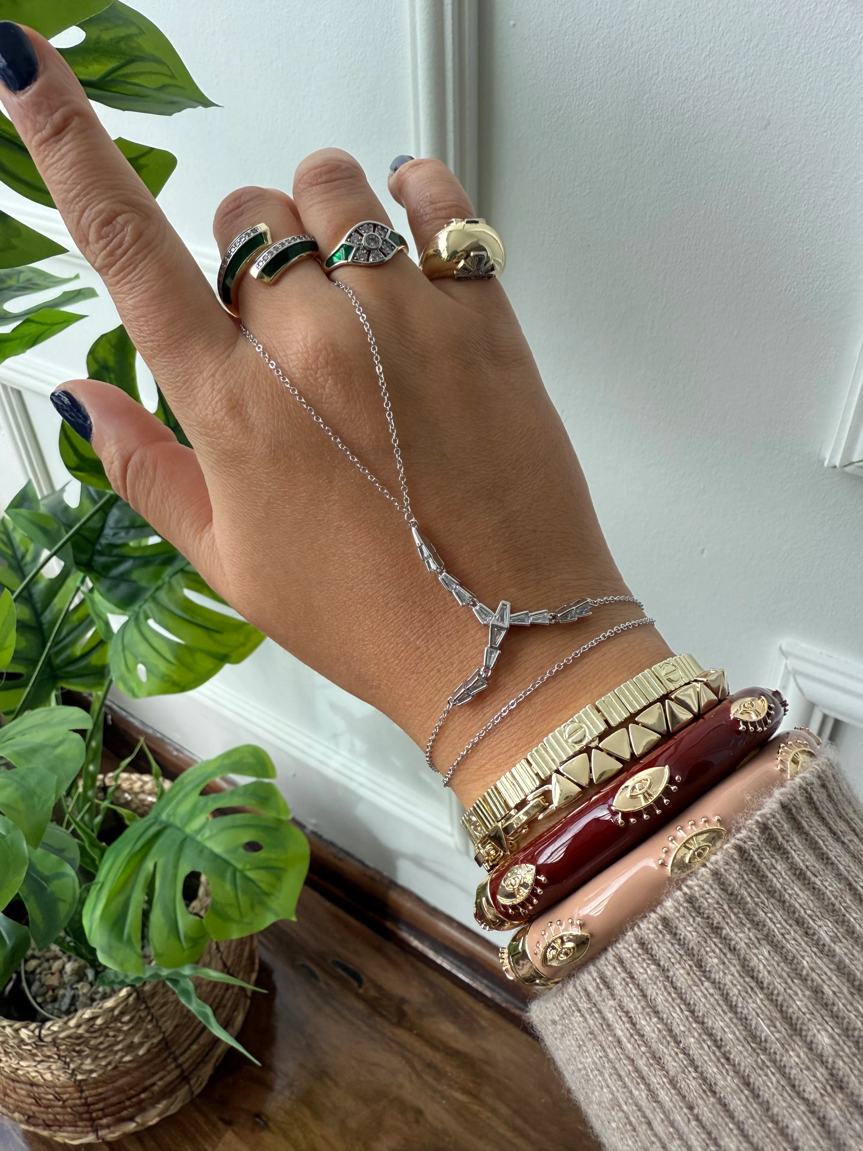 14K Altın Kaplama Kıkırdaklı Yılan Şahmeran Silver