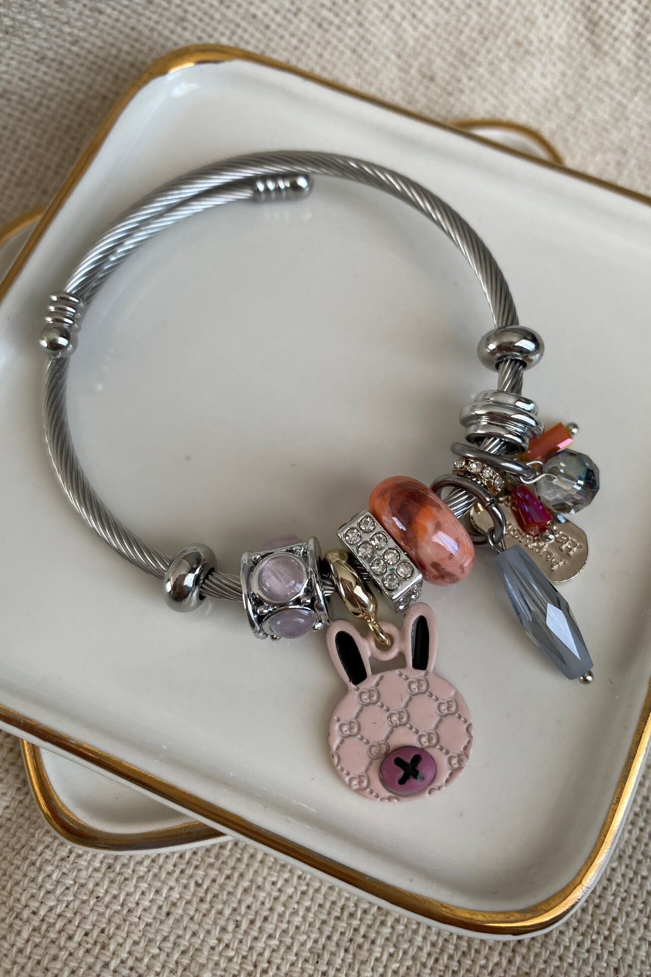 Pembe Tavşan Charm
