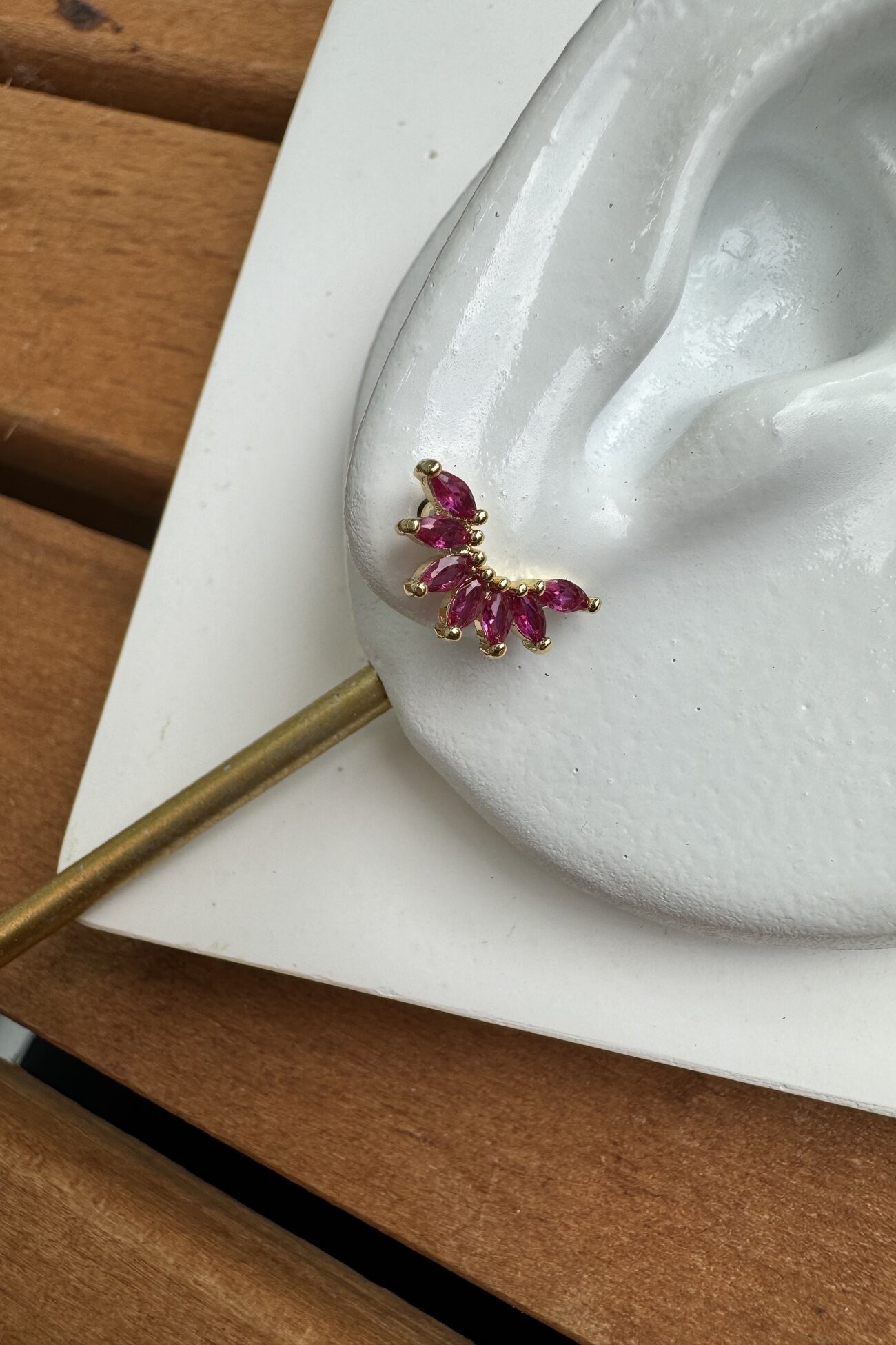 Cerrahi Çelik Piercing Gold