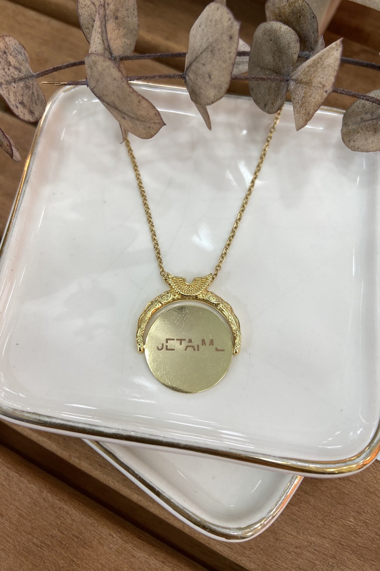 Çelik Je Taime Serenay Kolye 56cm