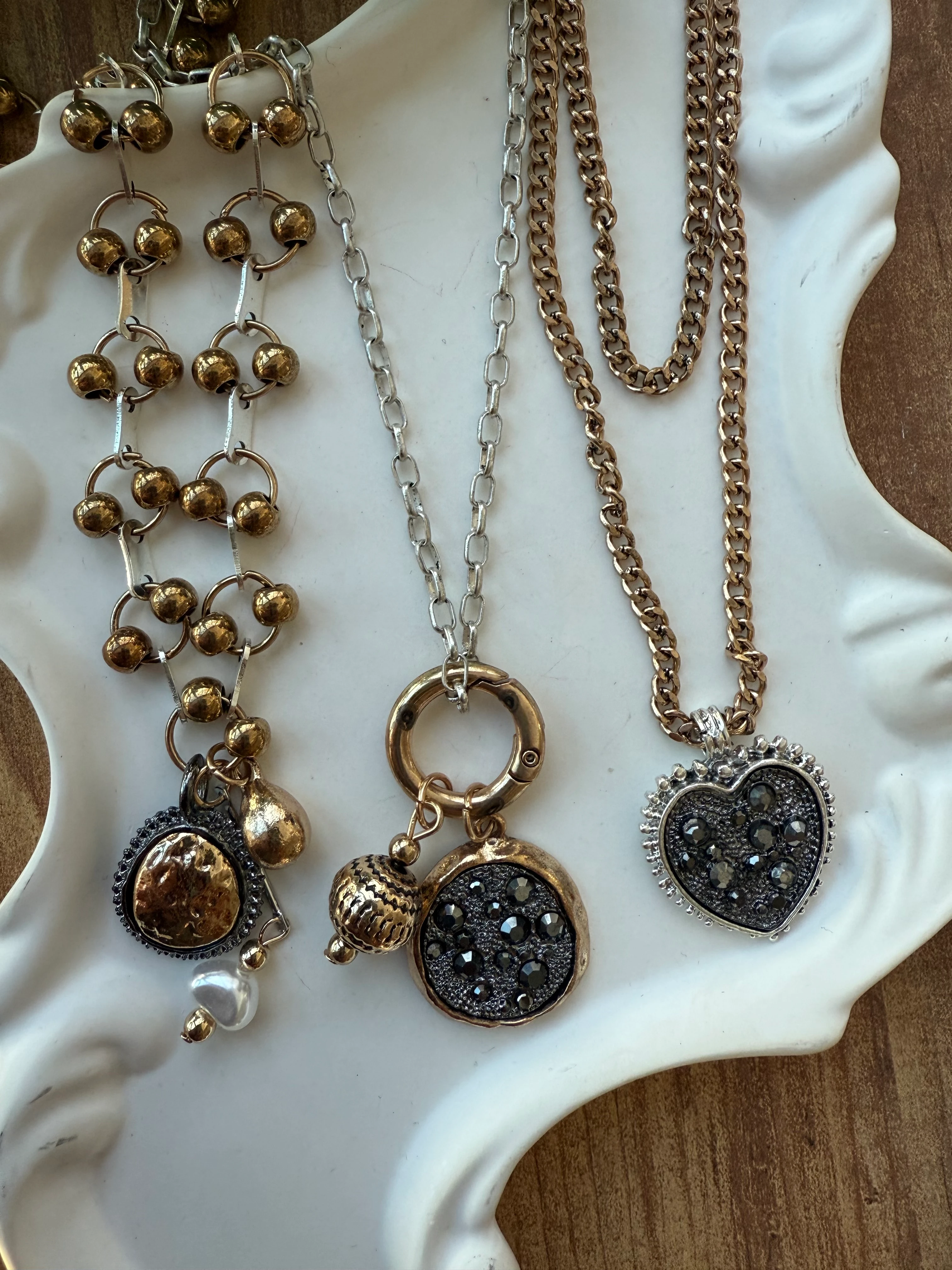 ZR Model Dövme Uçlu 3'lü Kolye Seti