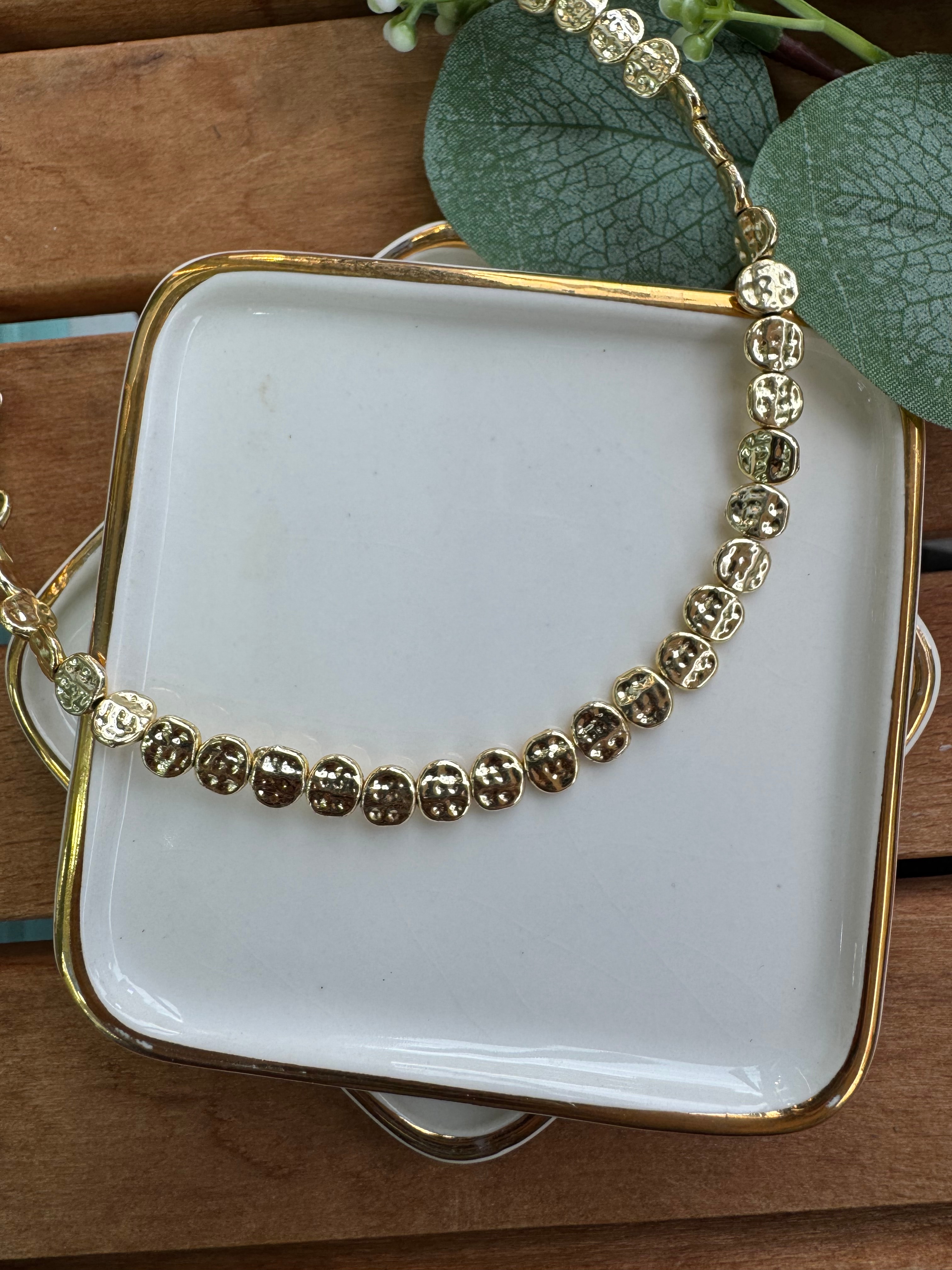 Dövme Plakalar Kolye Gold 40+5cm