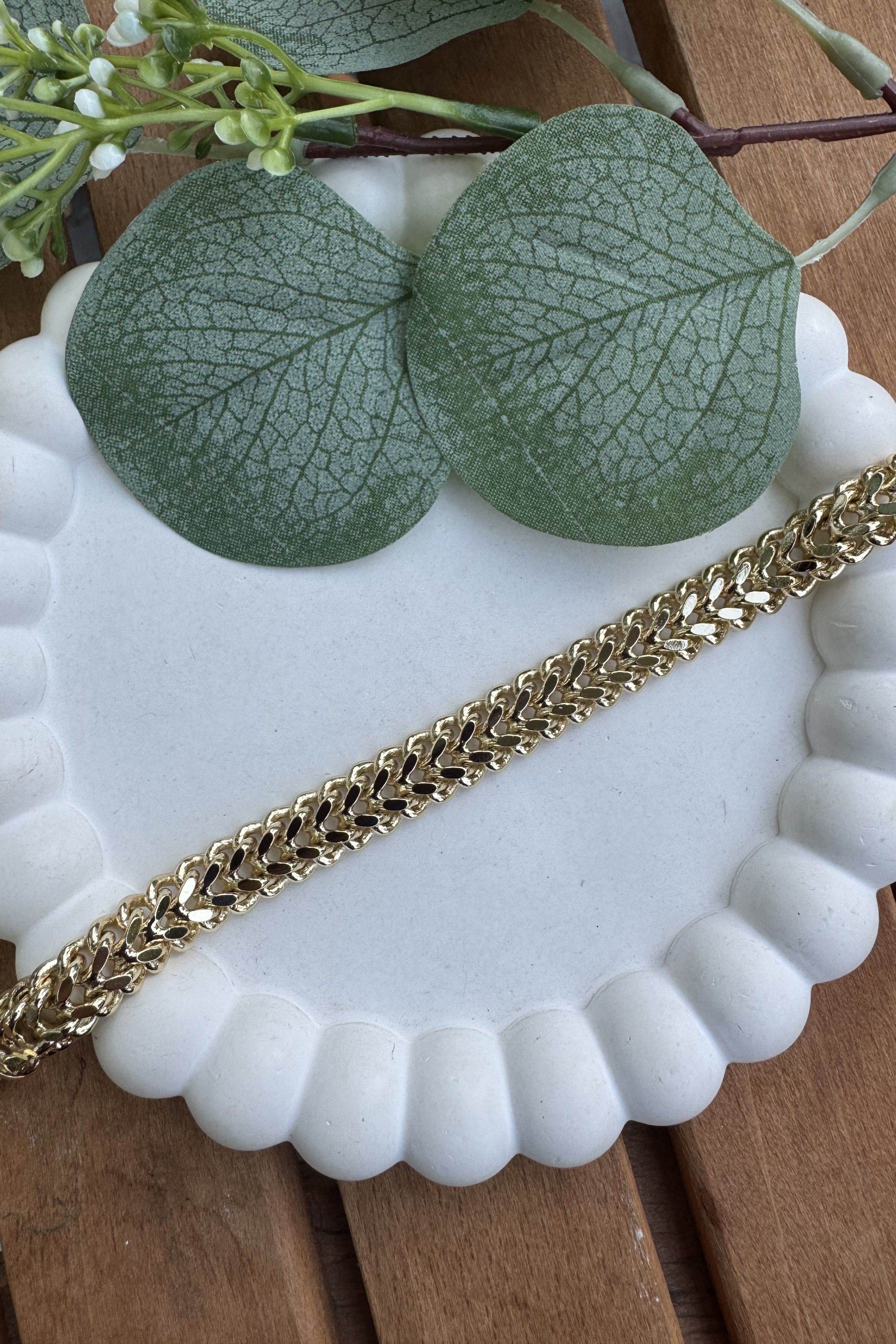 Özel Seri Kalın Örgü Bileklik 18cm