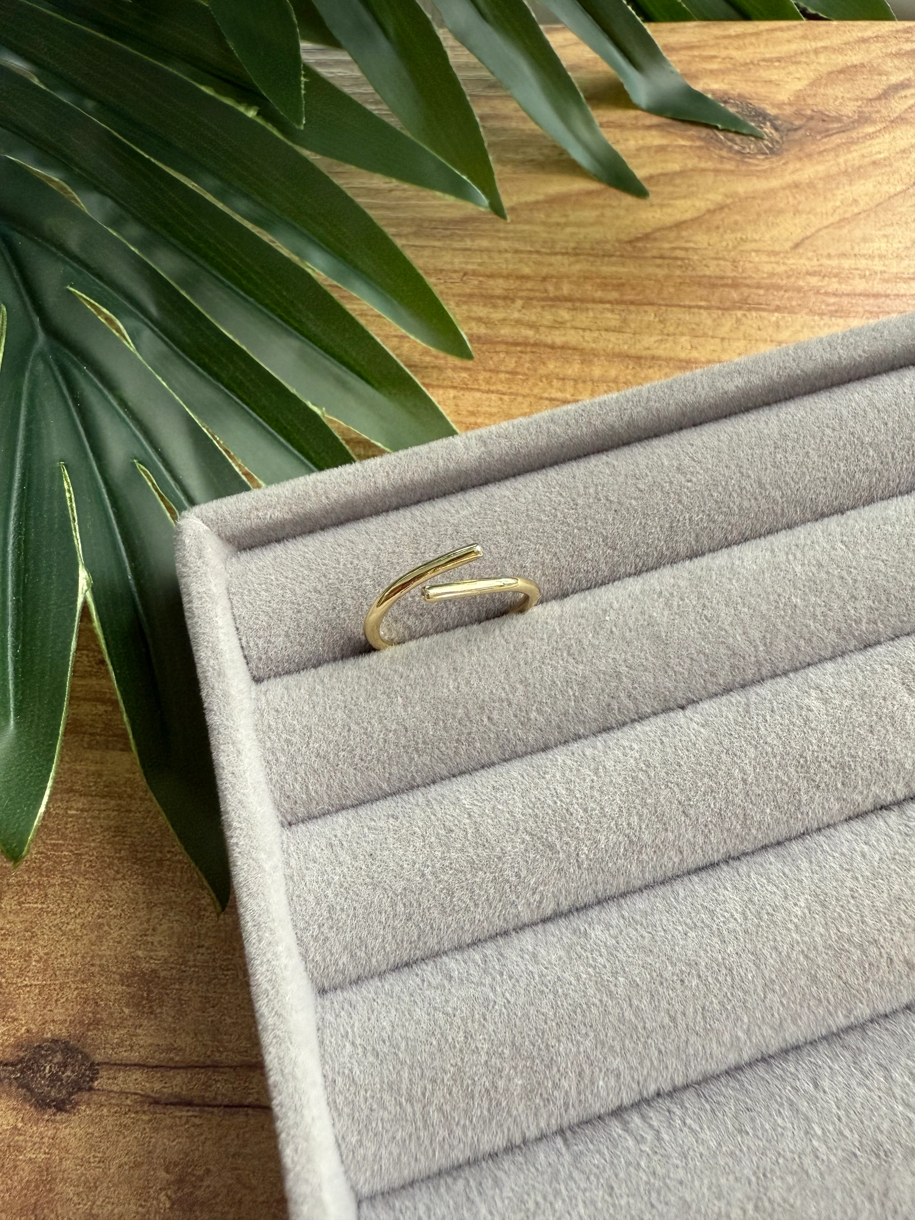 14K Altın Kaplama Basic Yüzük