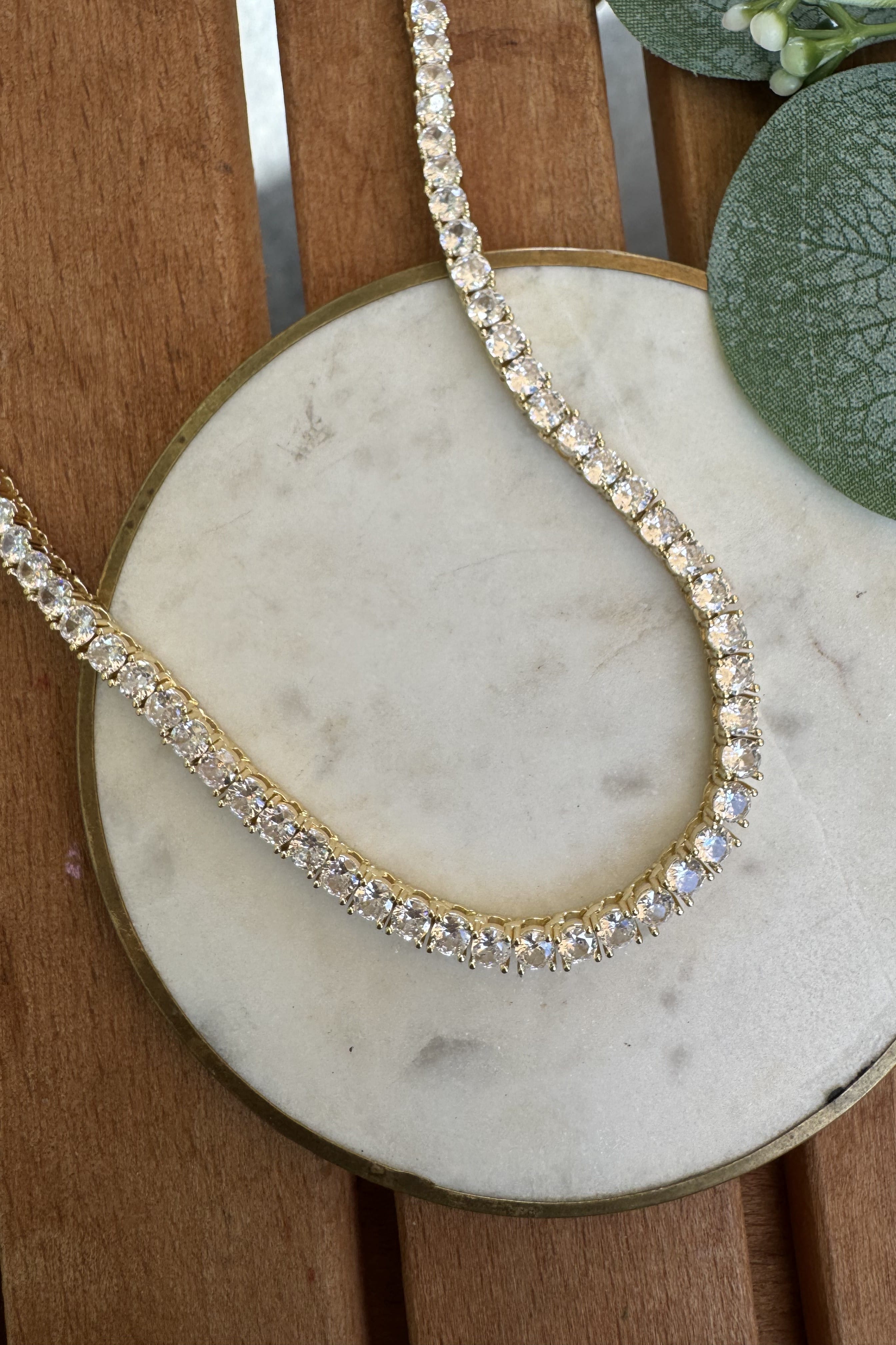 14K Altın Kaplama 4mm Su Yolu Kolye Gold 41cm