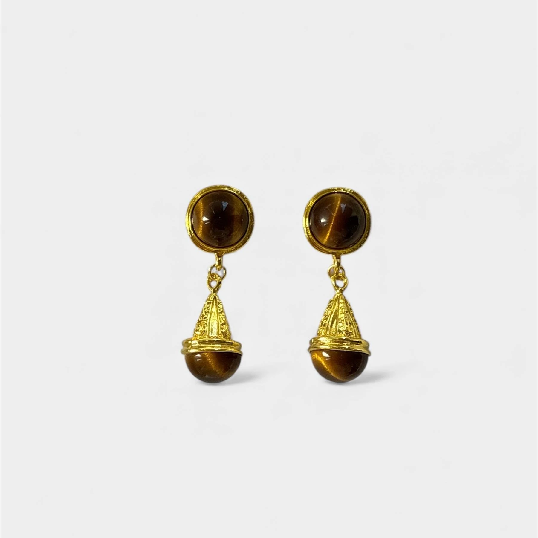 ZR Model Kaplan Gözü Tasarımlı Küpe