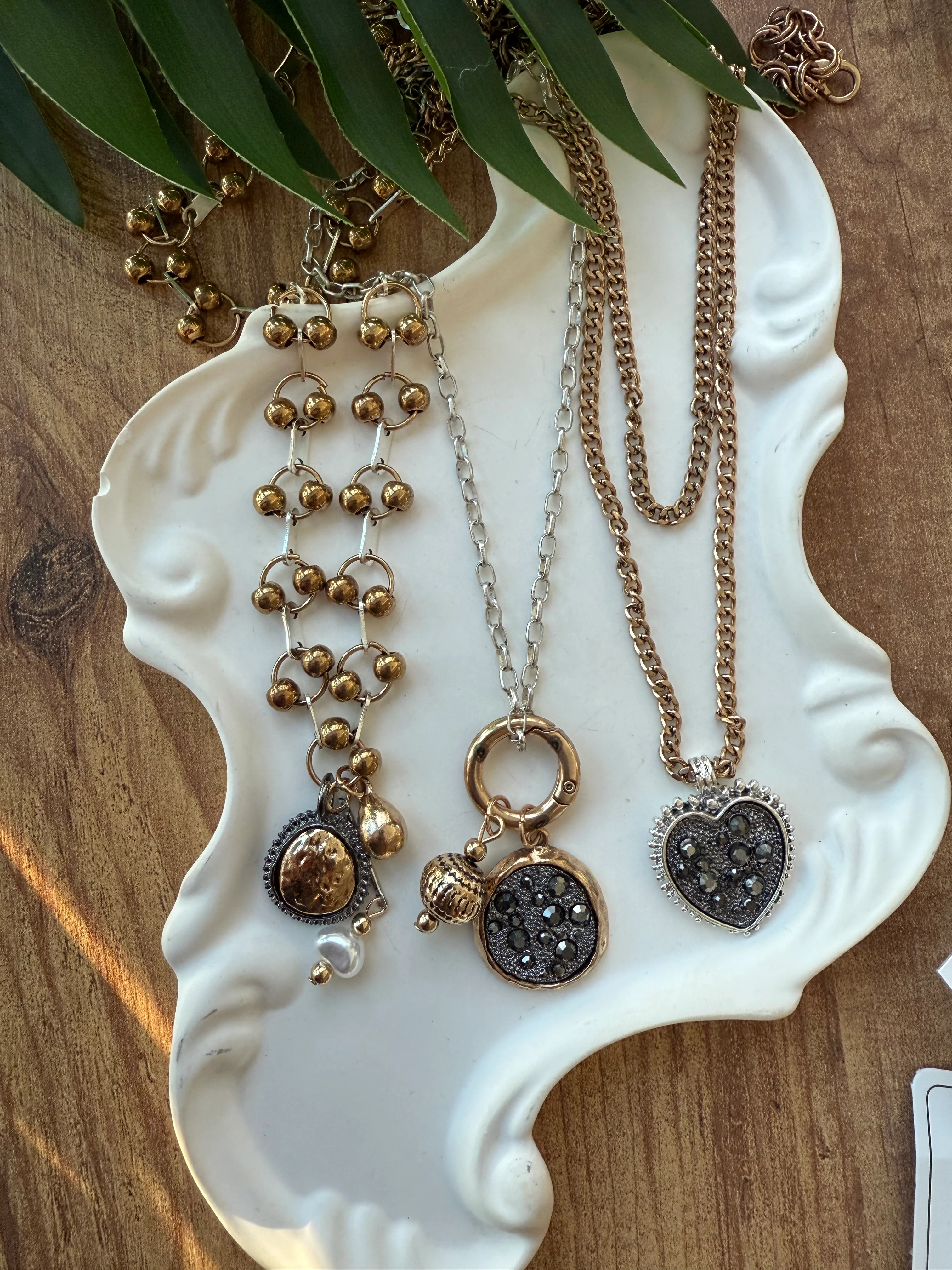 ZR Model Dövme Uçlu 3'lü Kolye Seti