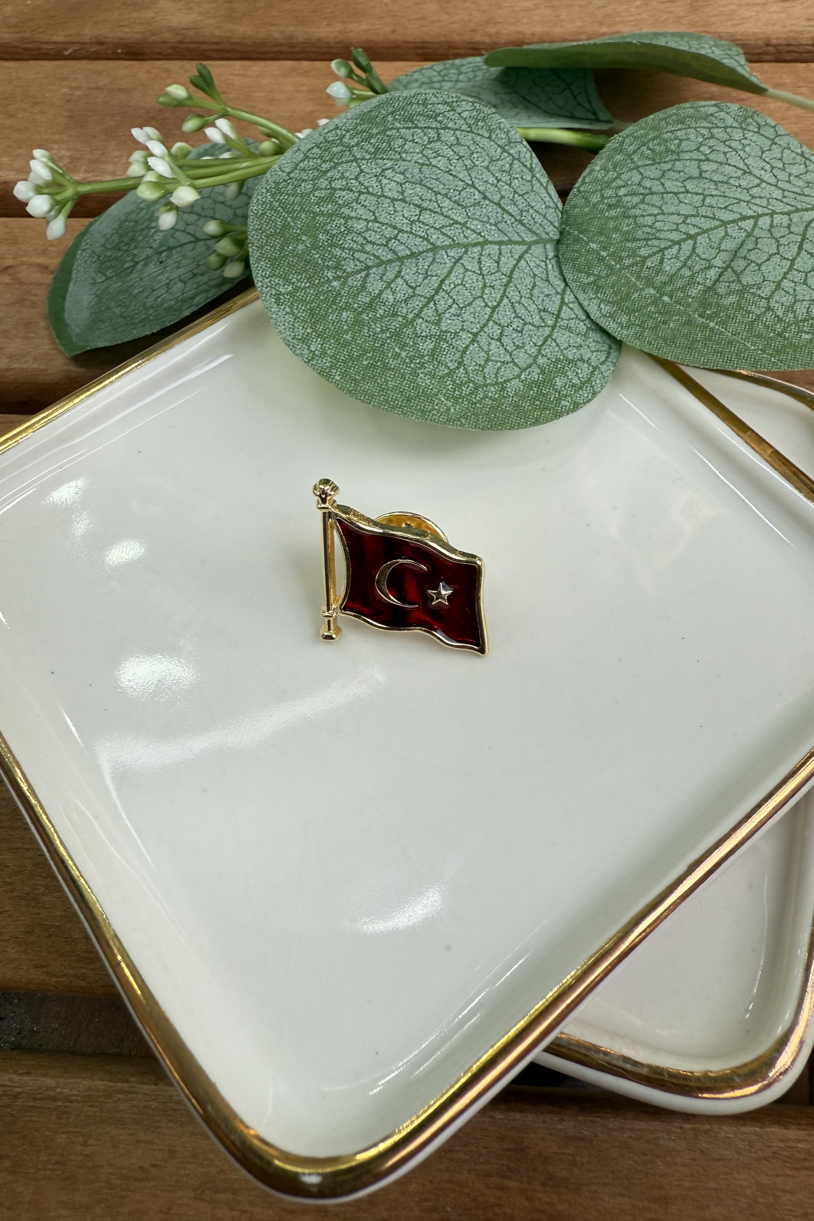 Türk Bayrağı Broş