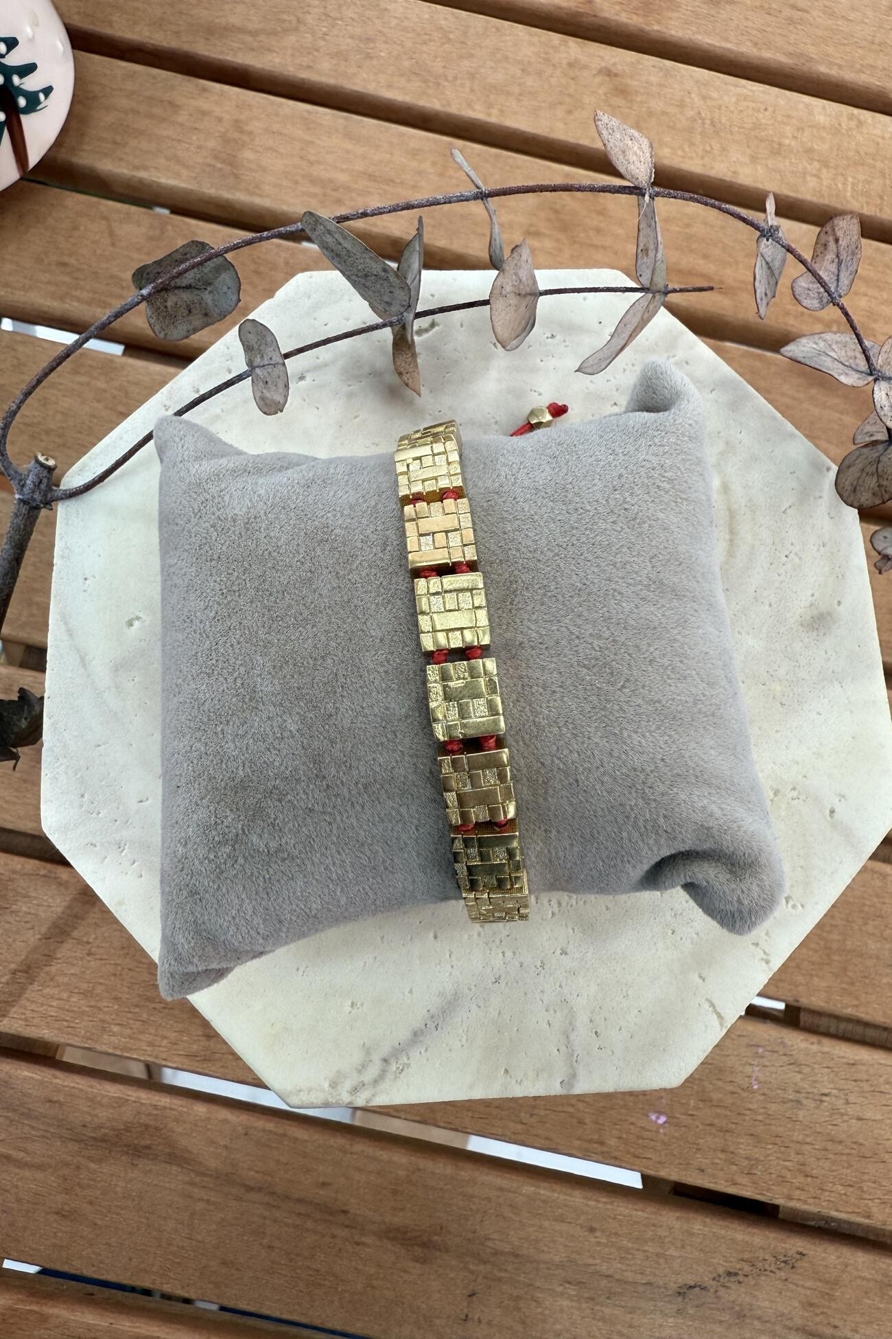 Bronz Puzzle Bileklik
