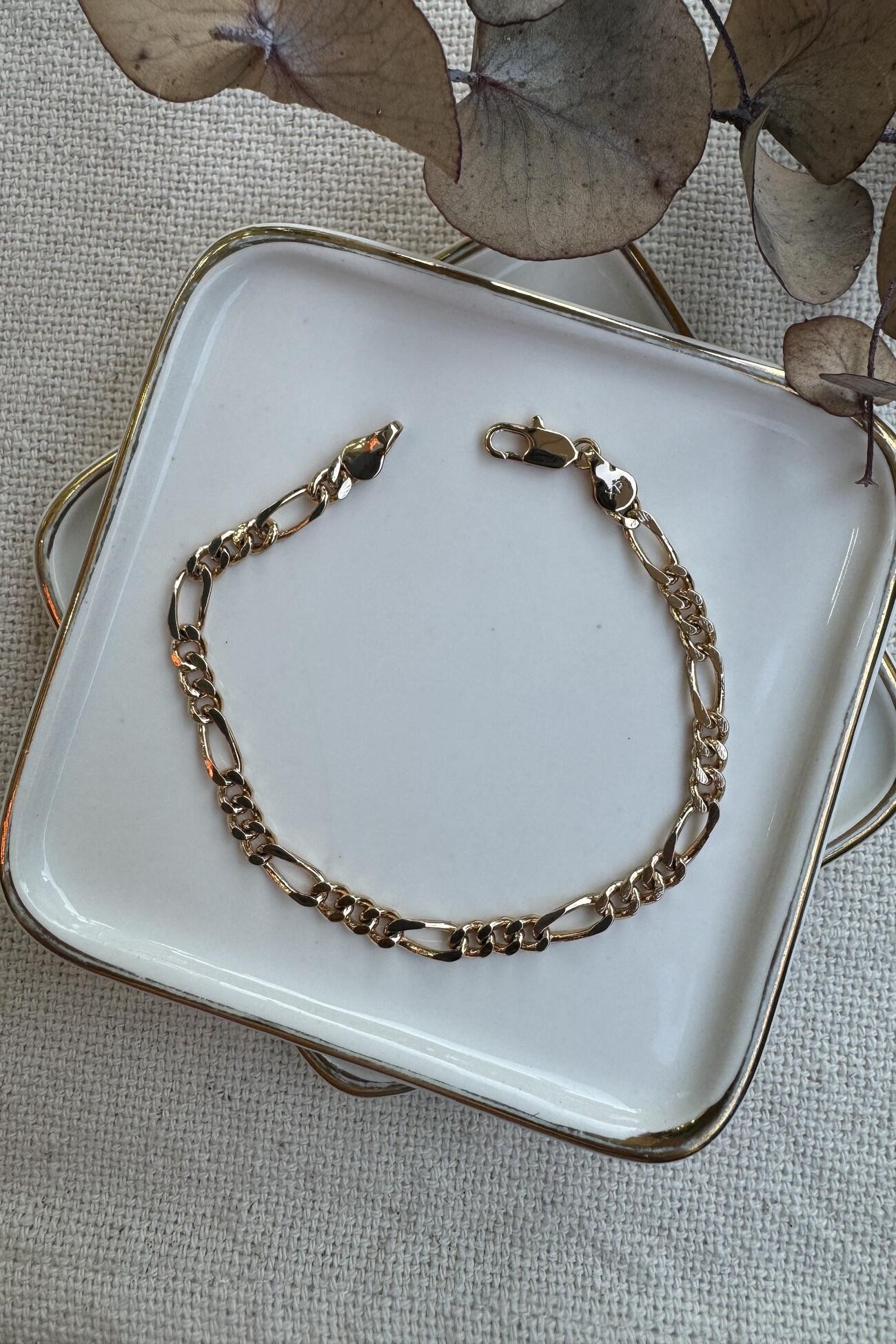 Özel Seri Vintage Zincir Bileklik 19cm