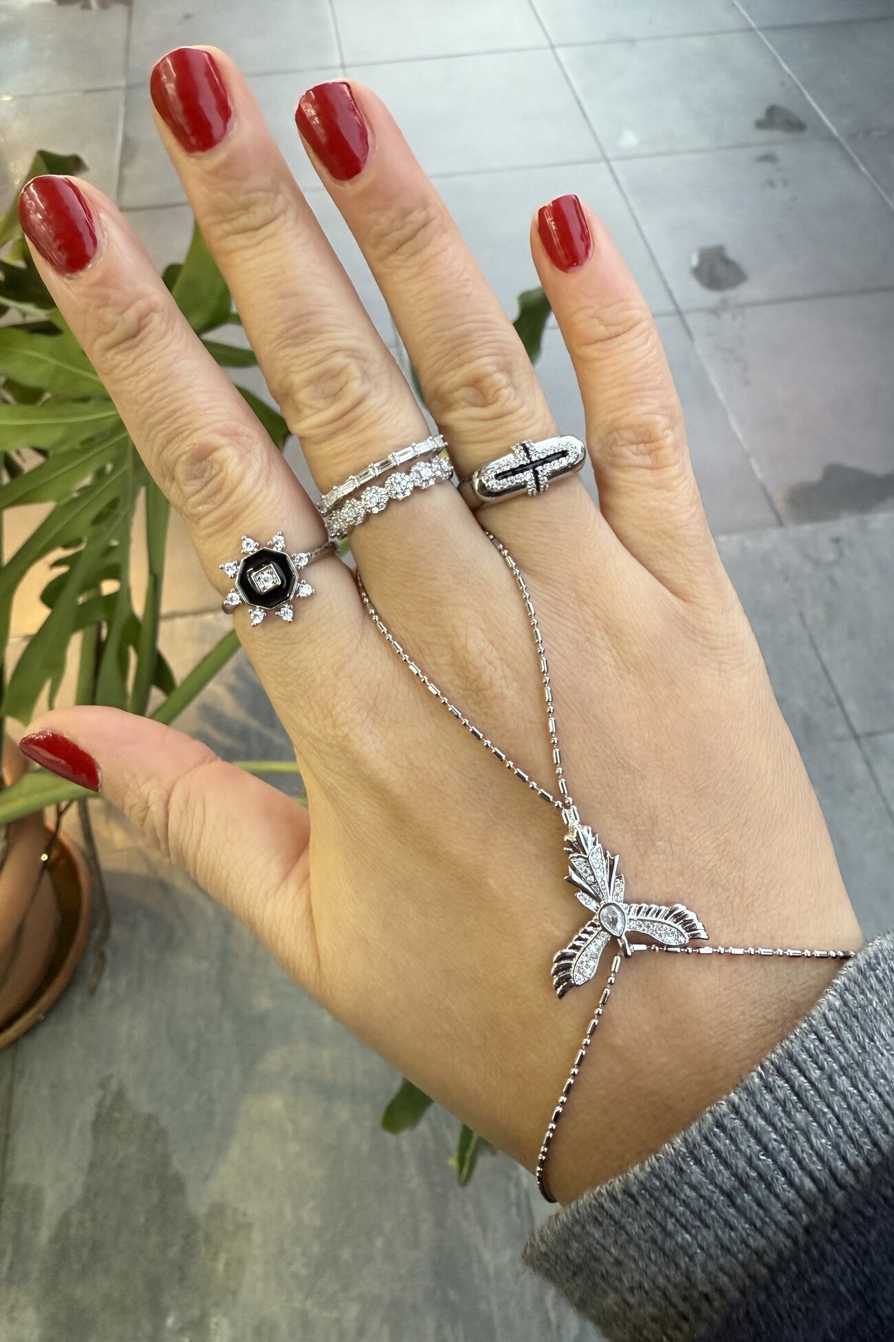 14K Altın Kaplama Anka Kuşu Şahmeran Silver