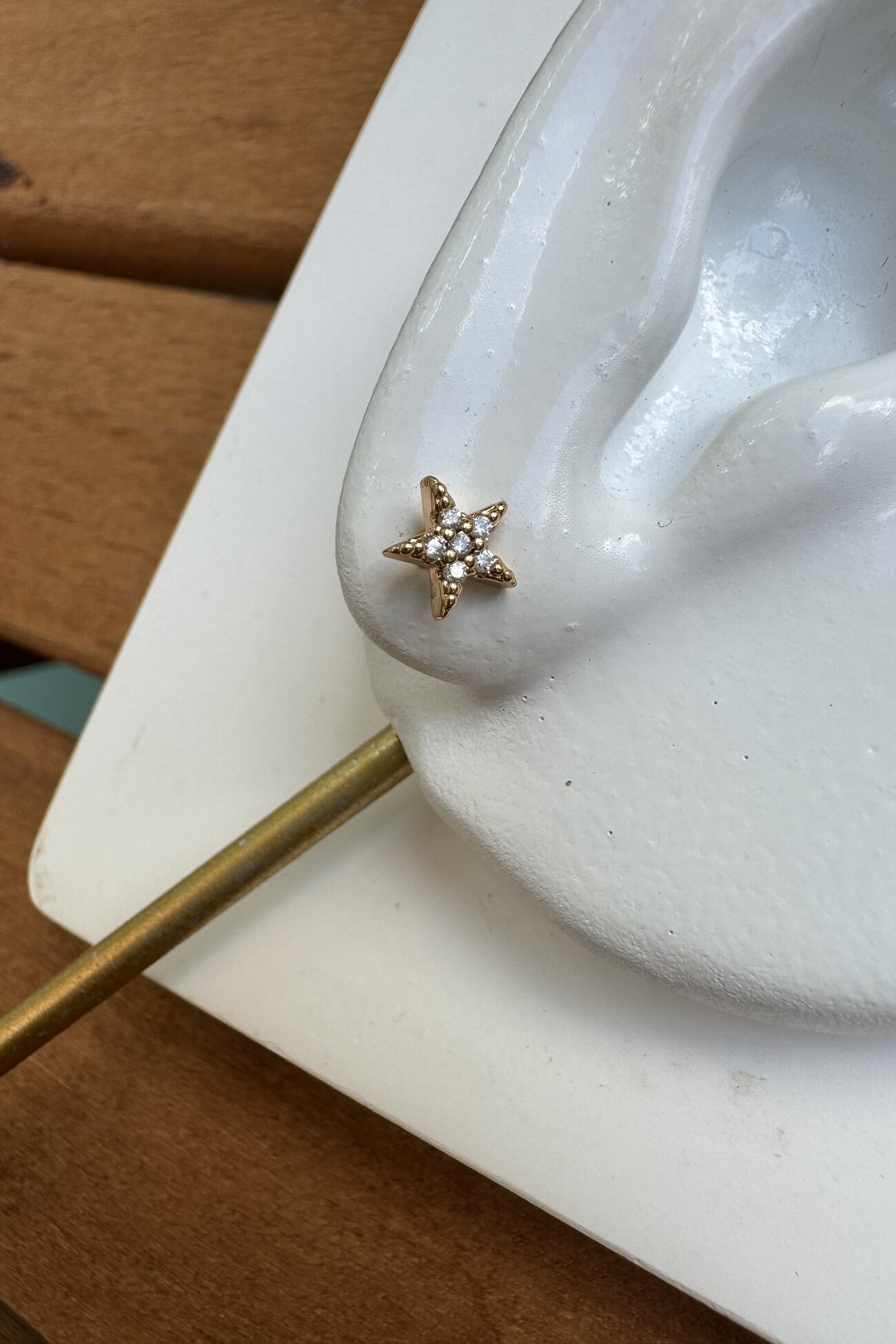 Cerrahi Çelik Piercing Gold