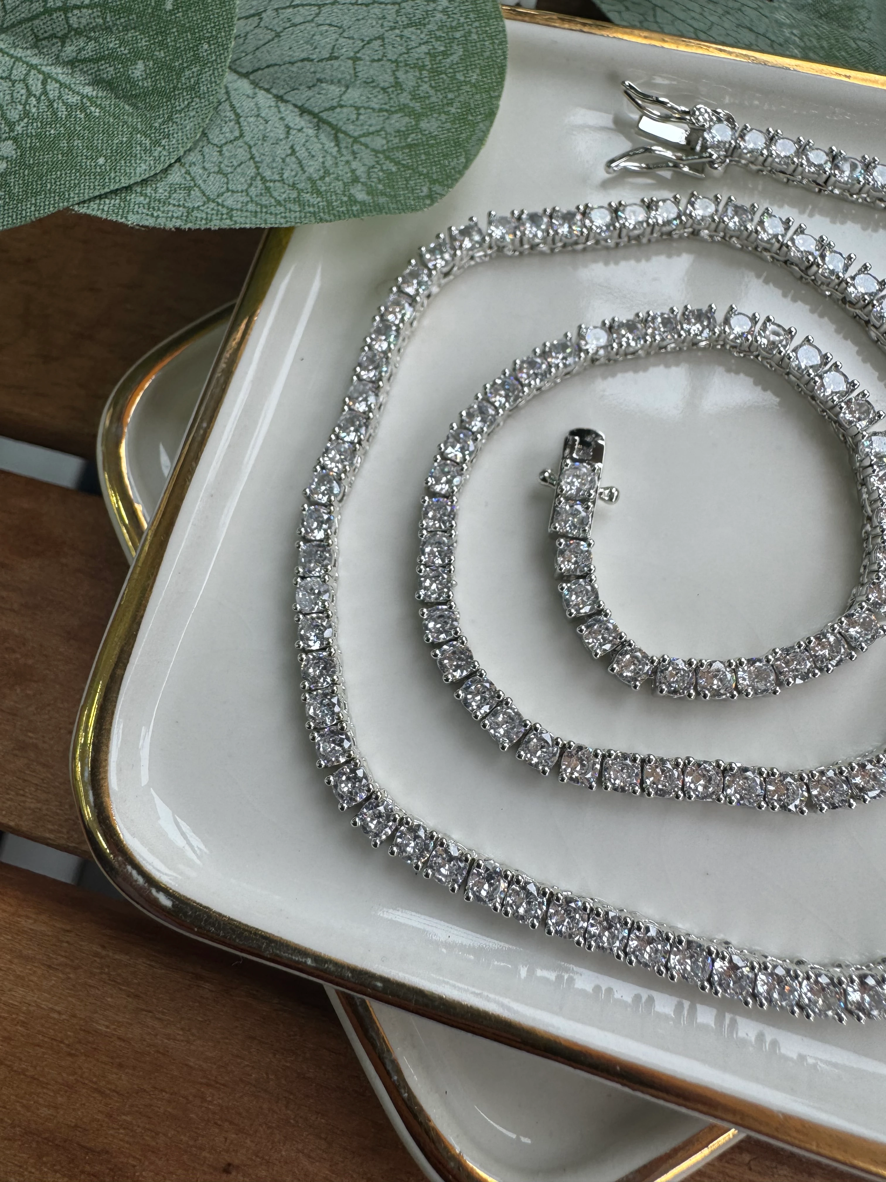 14K Altın Kaplama Döküm Su Yolu Kolye 3mm 45cm