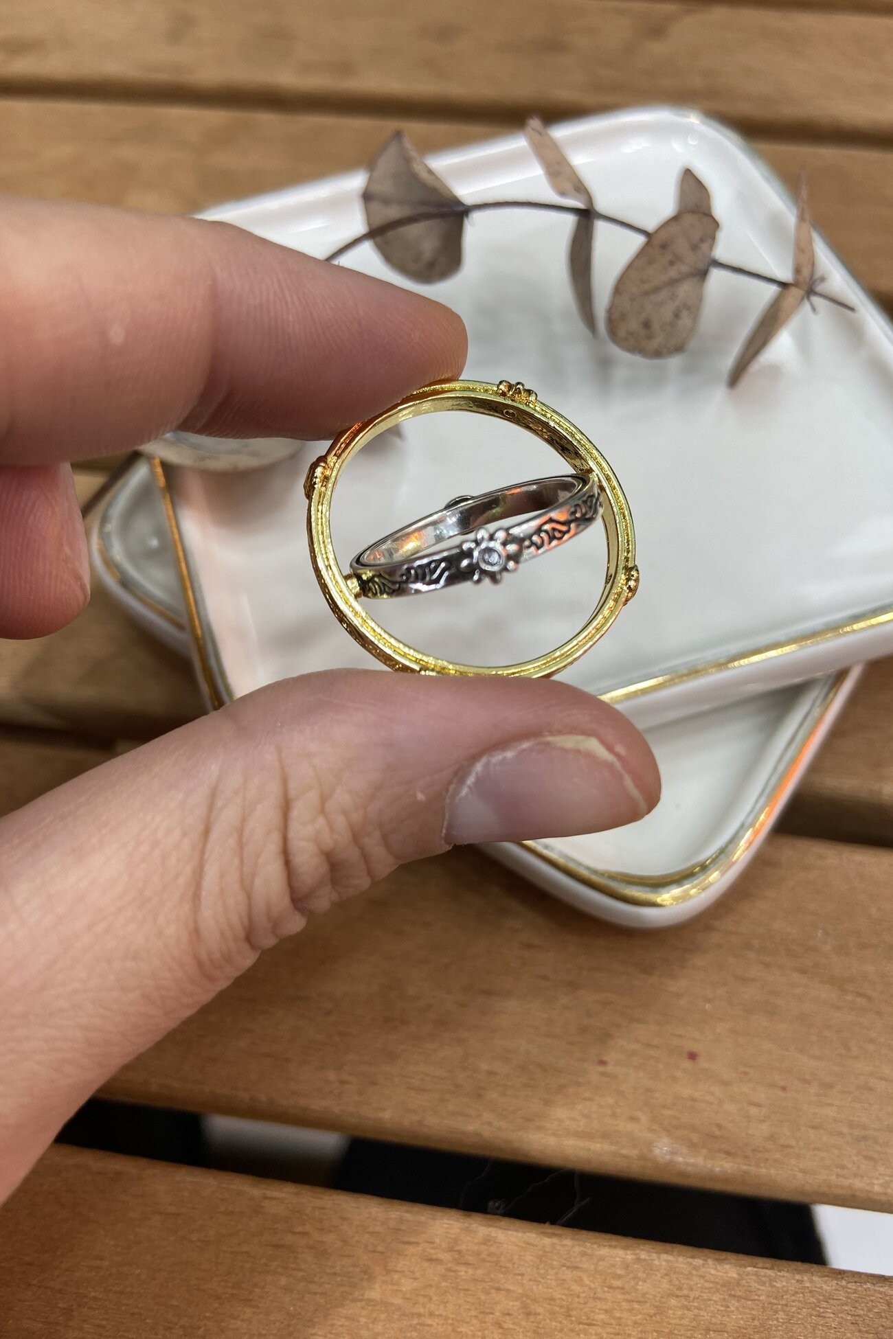 14K Altın Kaplama Marka Yüzük