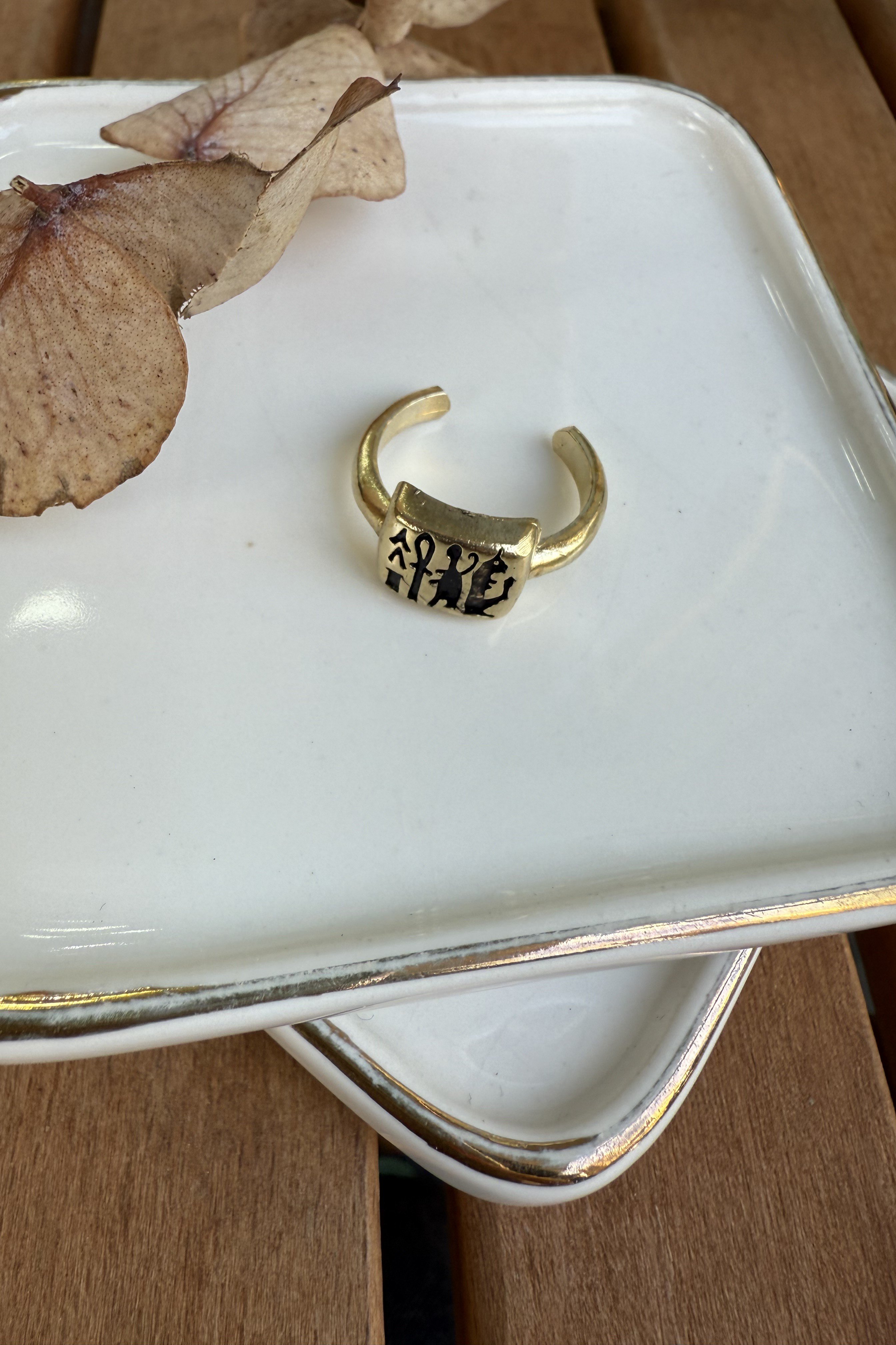 Bronz Antik Yüzük