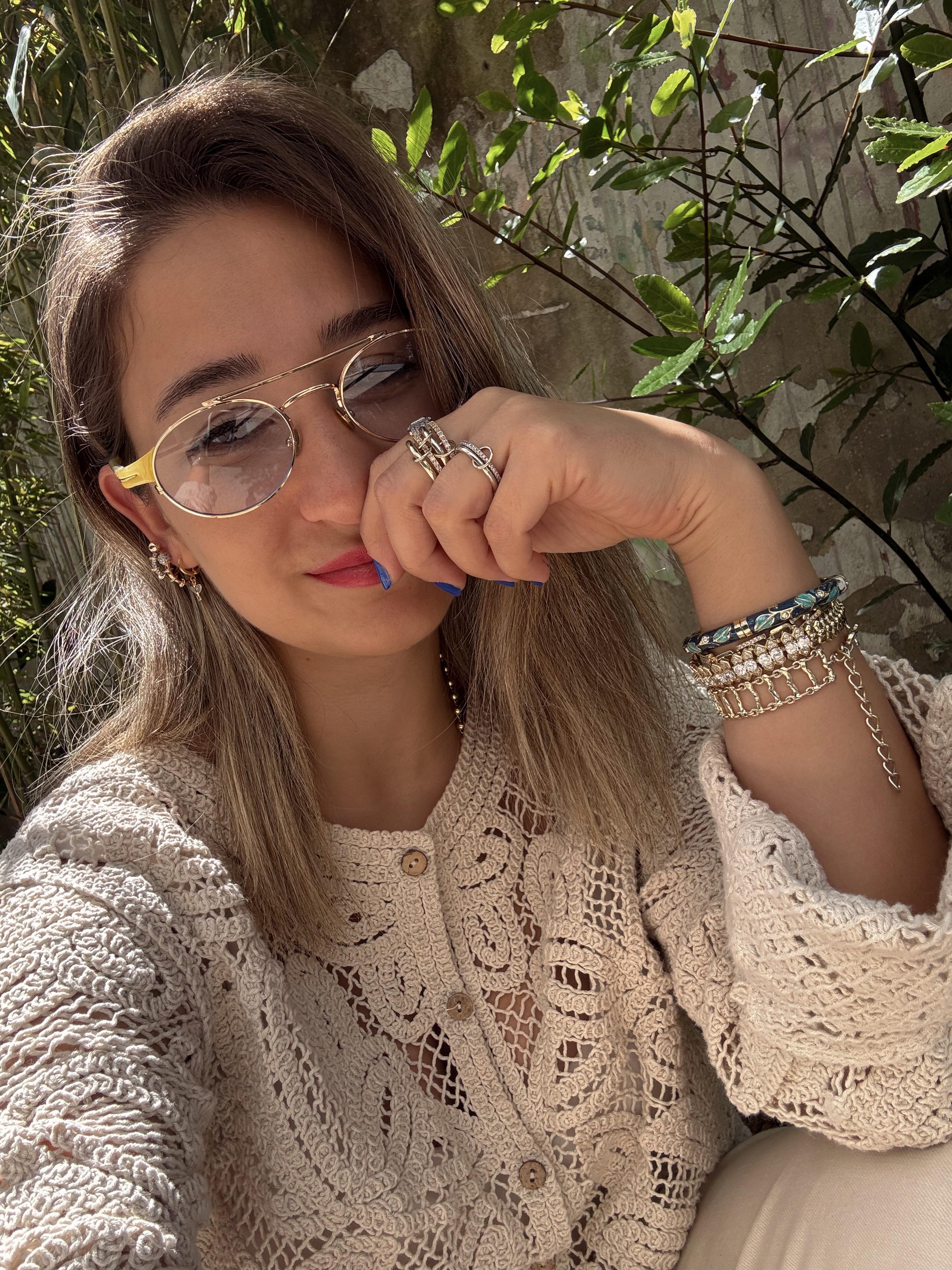 Premium Cara Model Sarı Gözlük