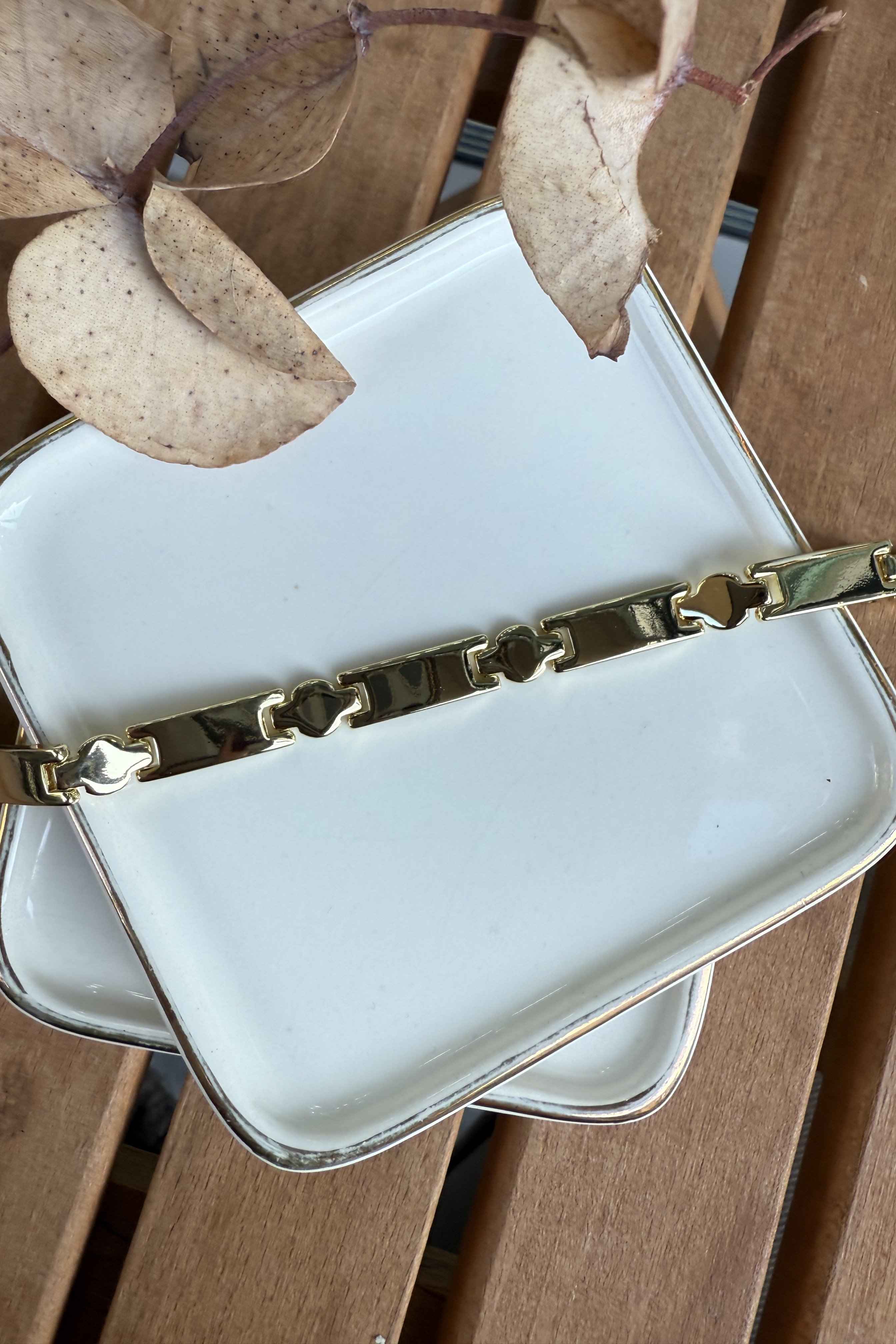 Özel Seri Plaka Geçişli Bileklik 19cm