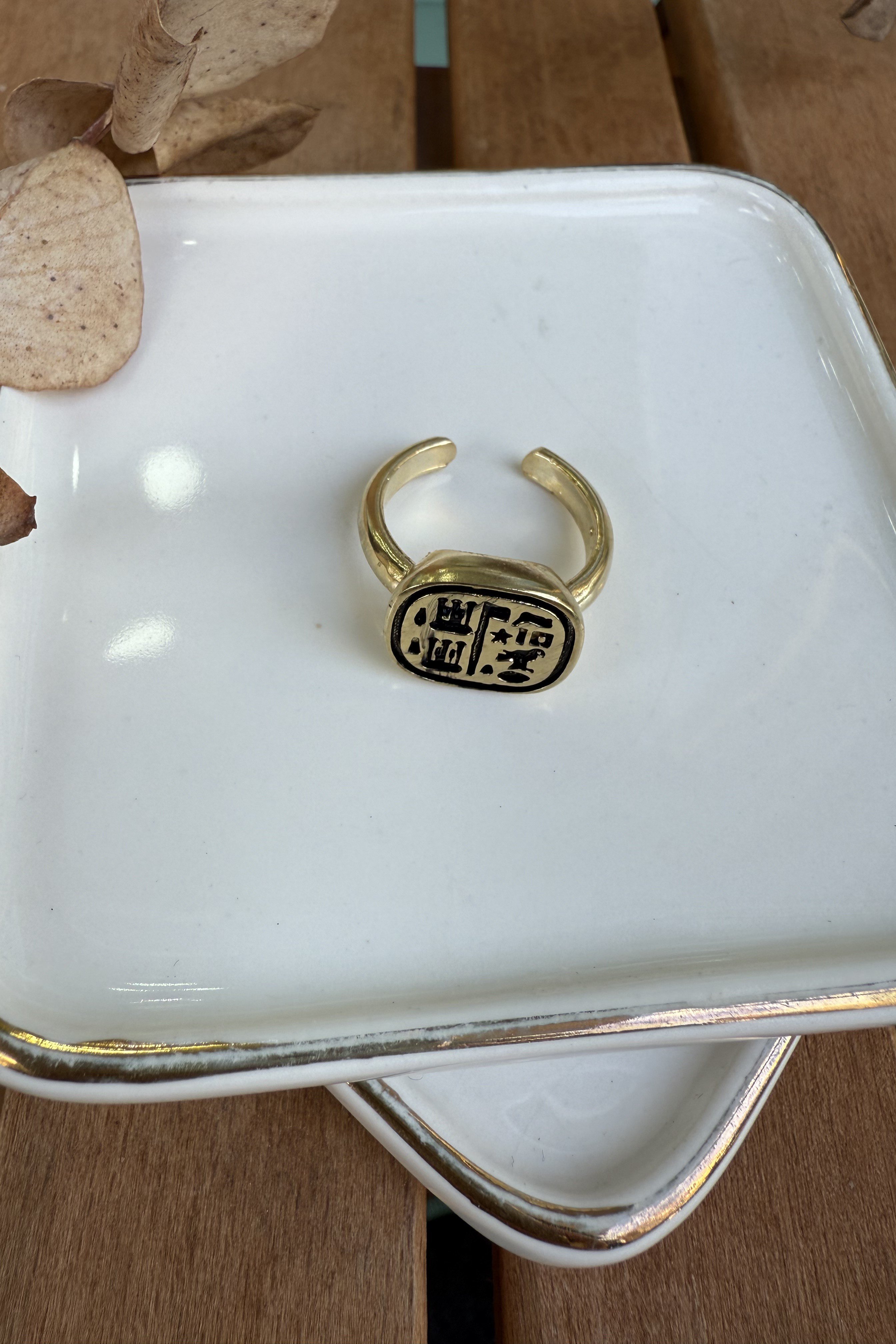 Bronz Antik Yüzük