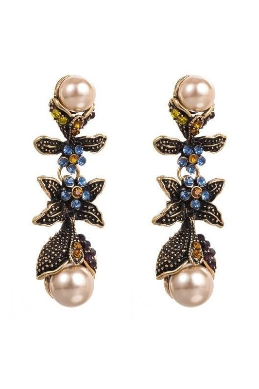 ZR Model Eskitme İncili Küpe