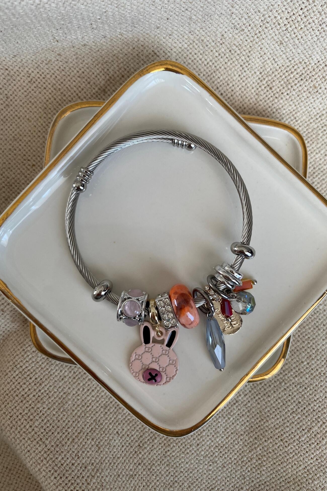 Pembe Tavşan Charm