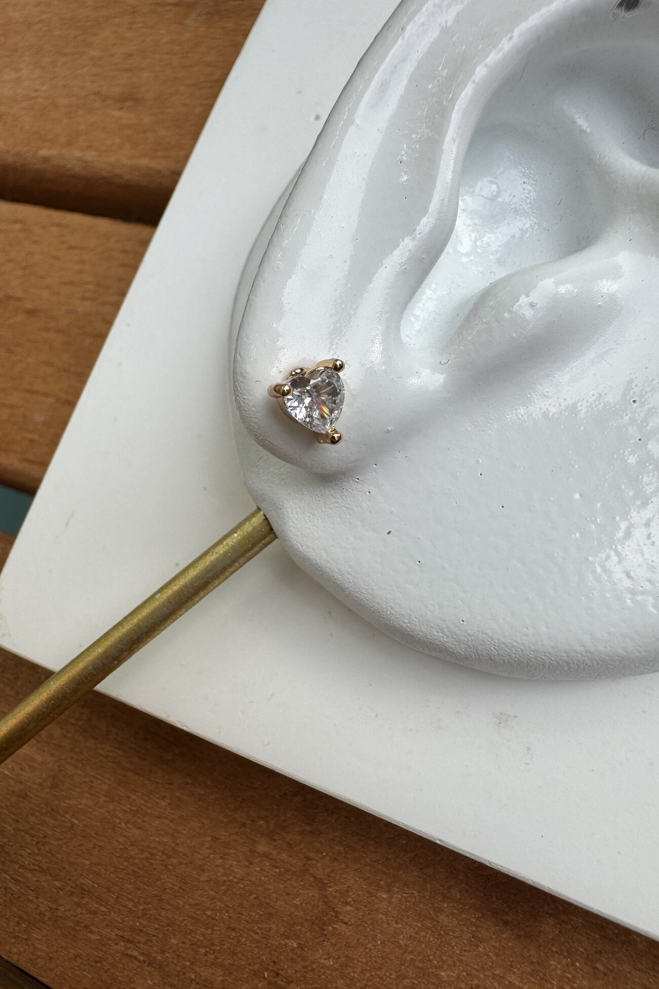 Cerrahi Çelik Piercing Gold