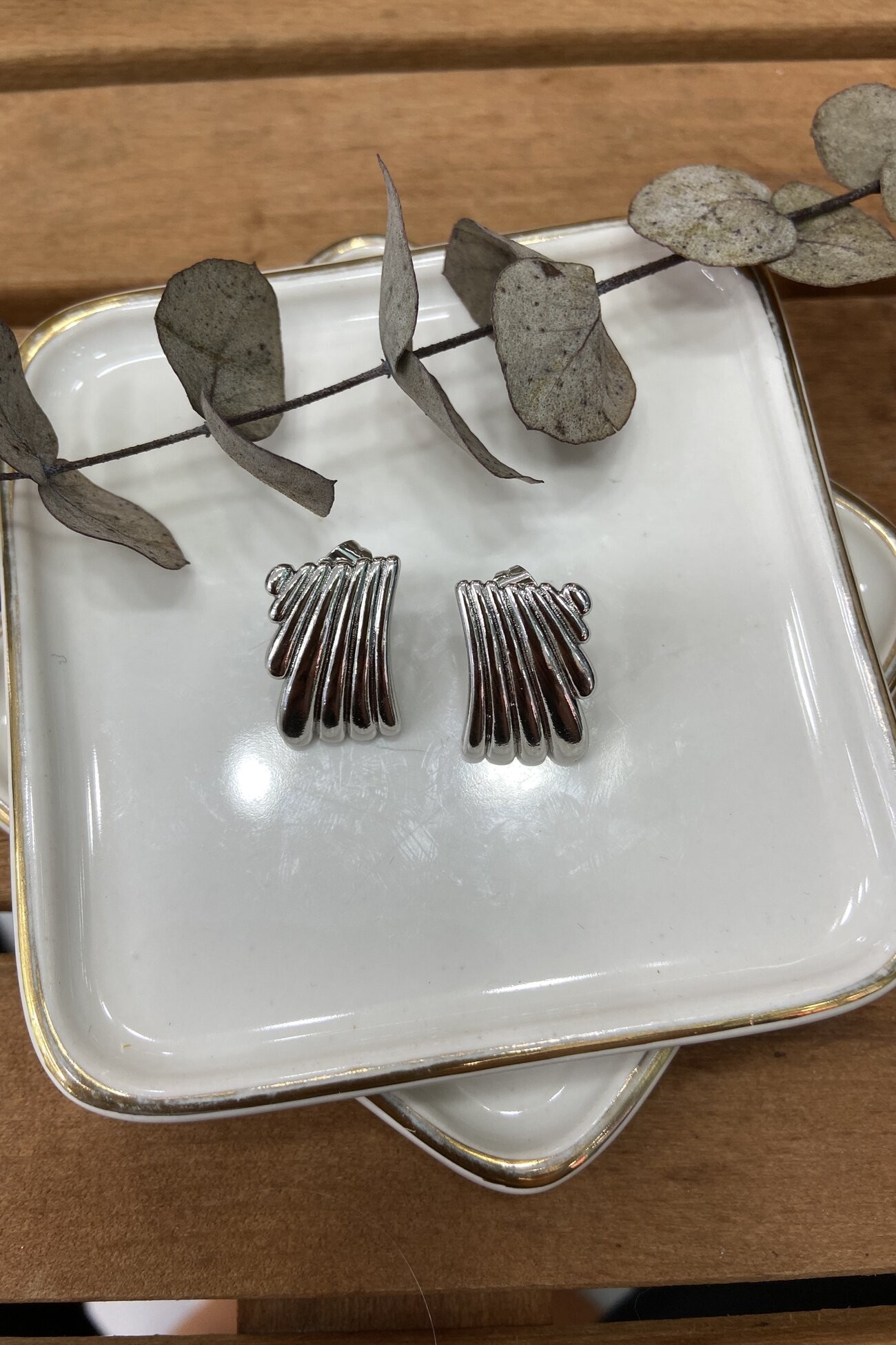 Özel Seri Hailey Küpe Silver