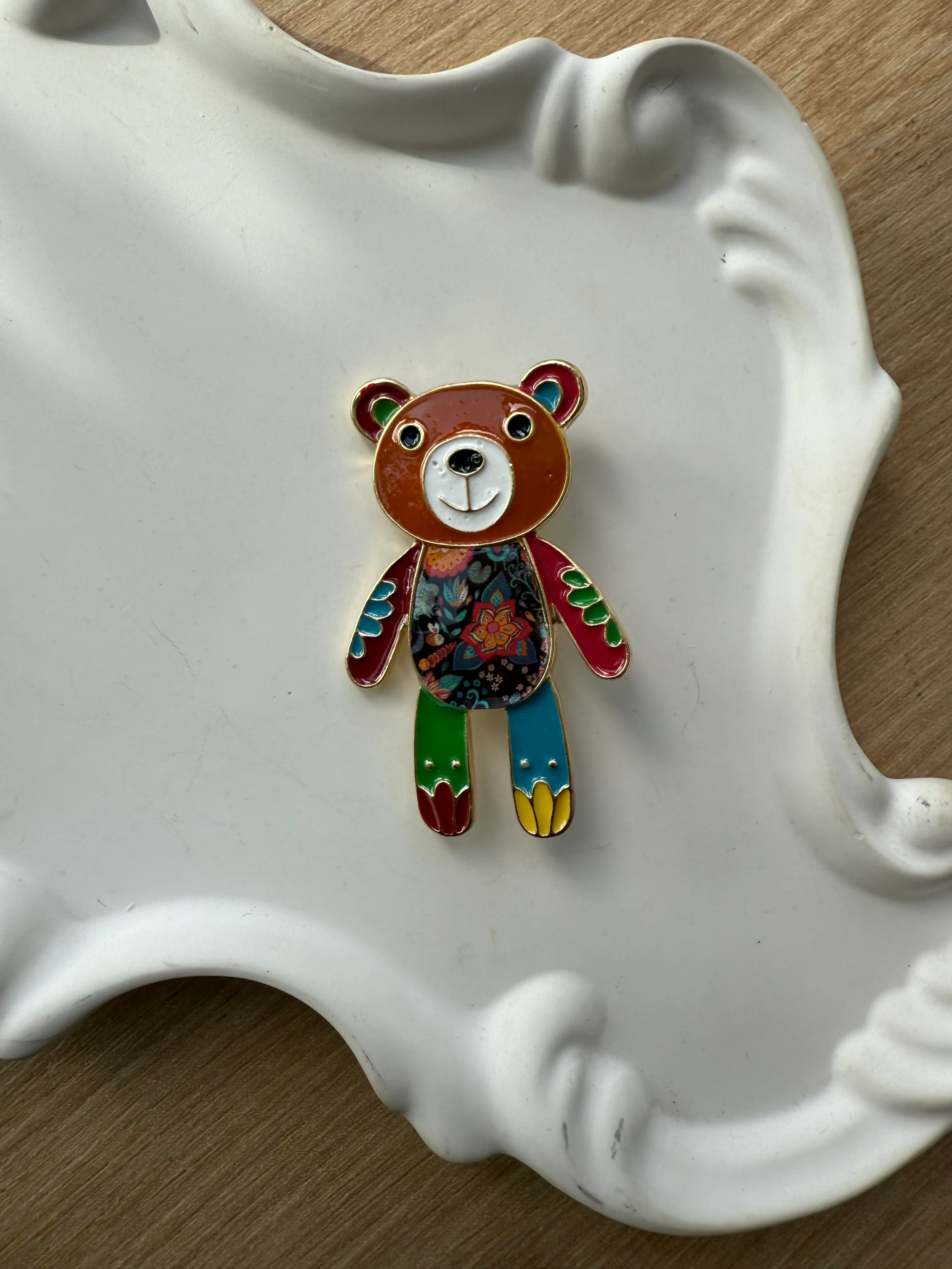 Renkli Ayıcık Broş