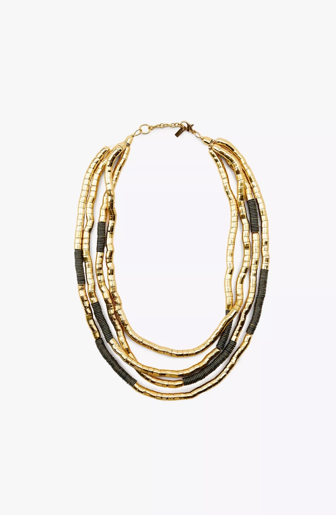 ZR Model Çok Parçalı Gold Kombin Kolye 55cm