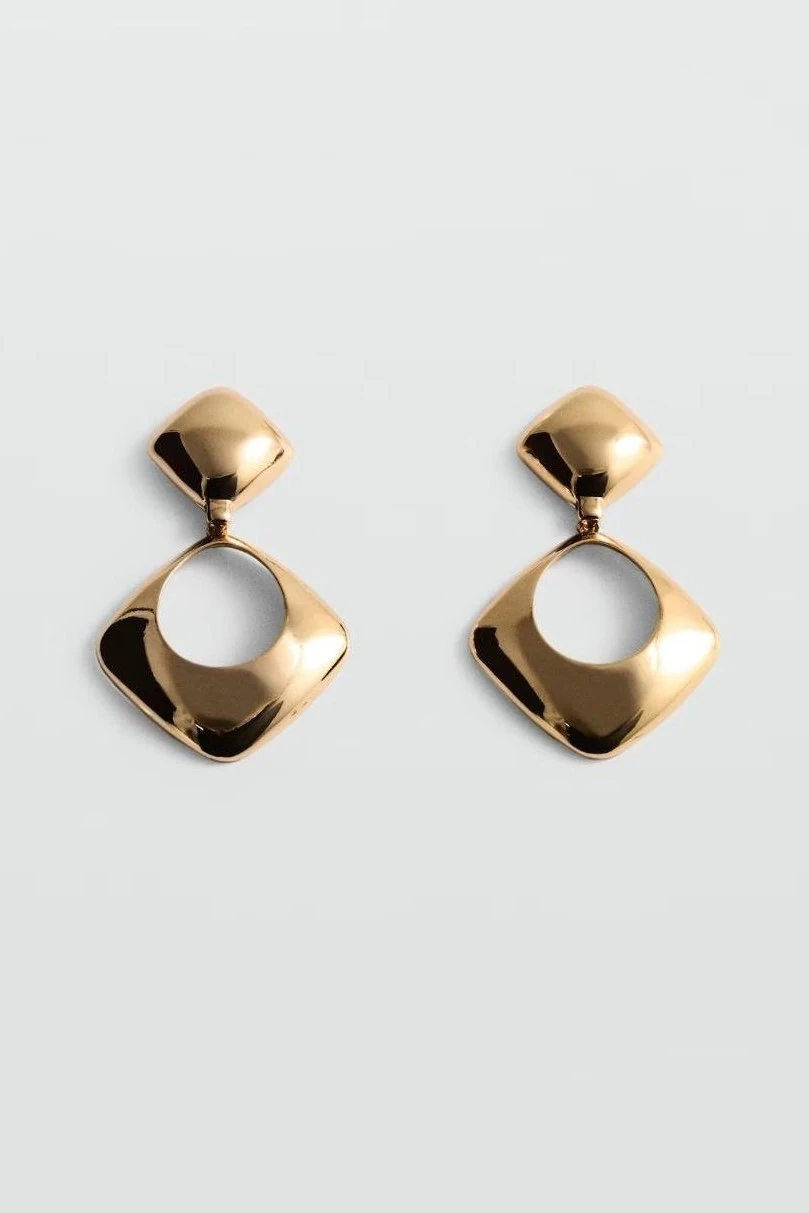 ZR Model Ortası Açık Plaka Küpe