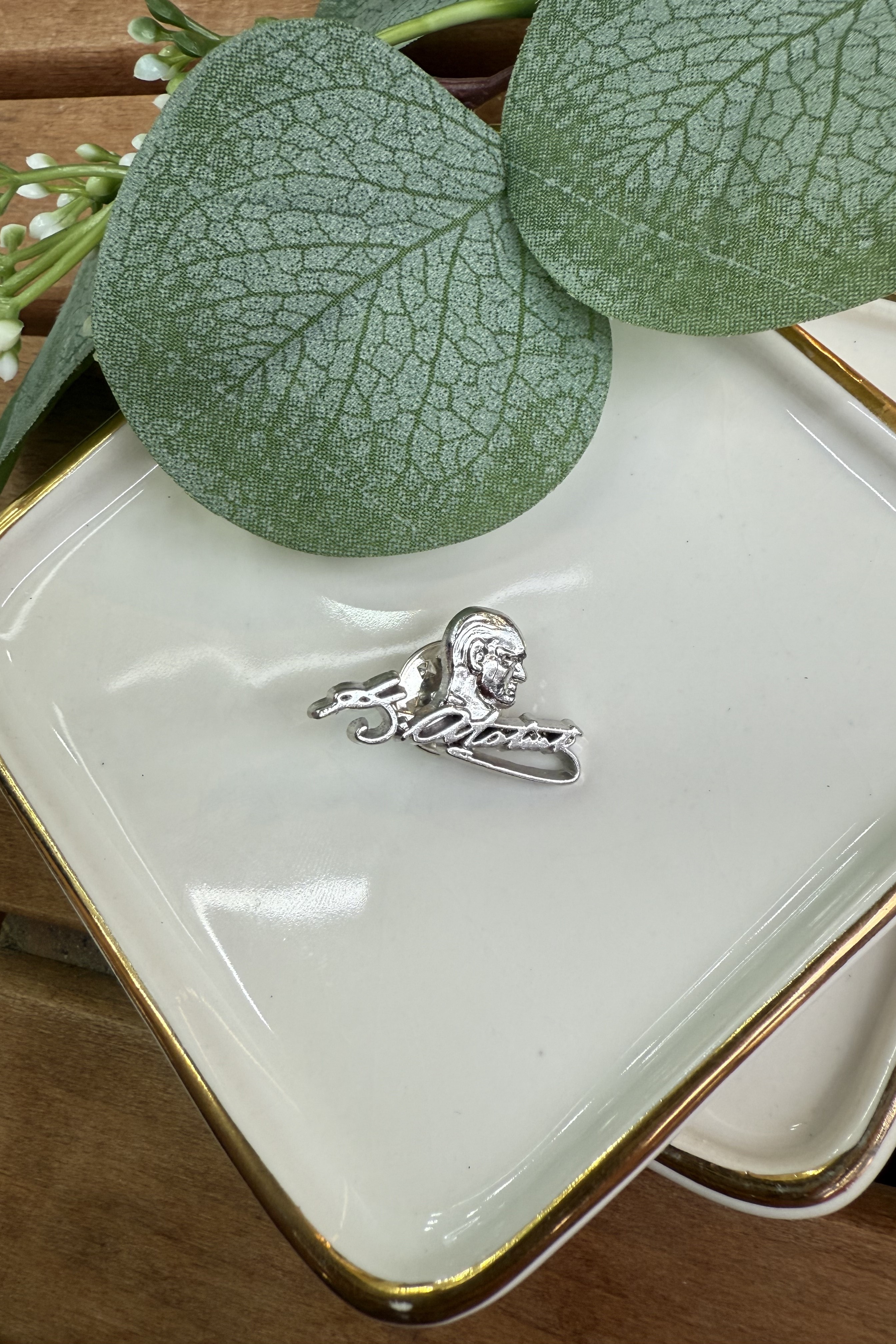 Atatürk Broş Silver