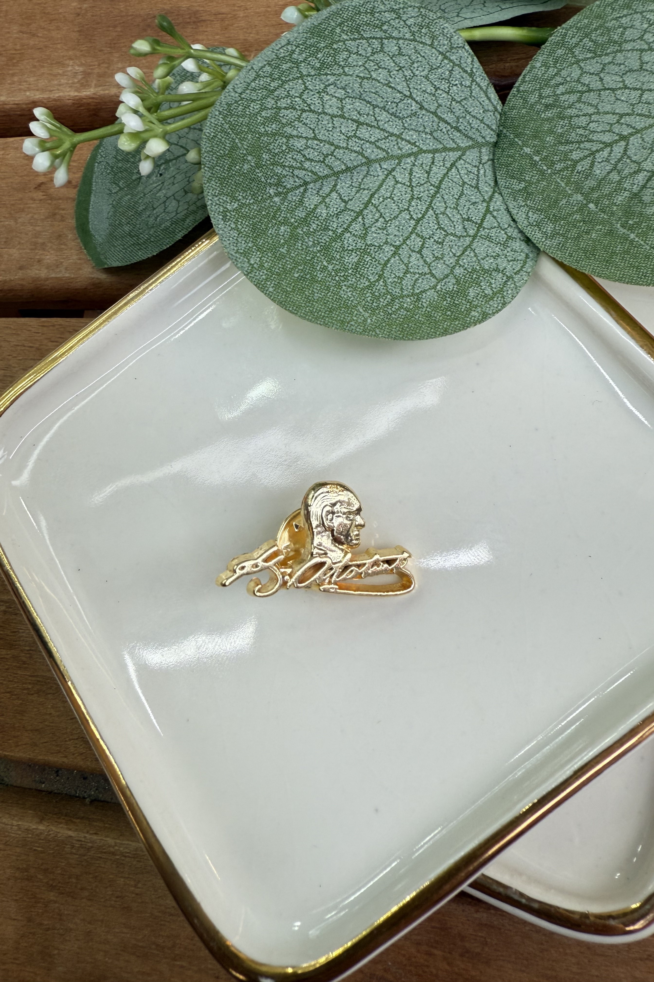 Atatürk Broş Gold