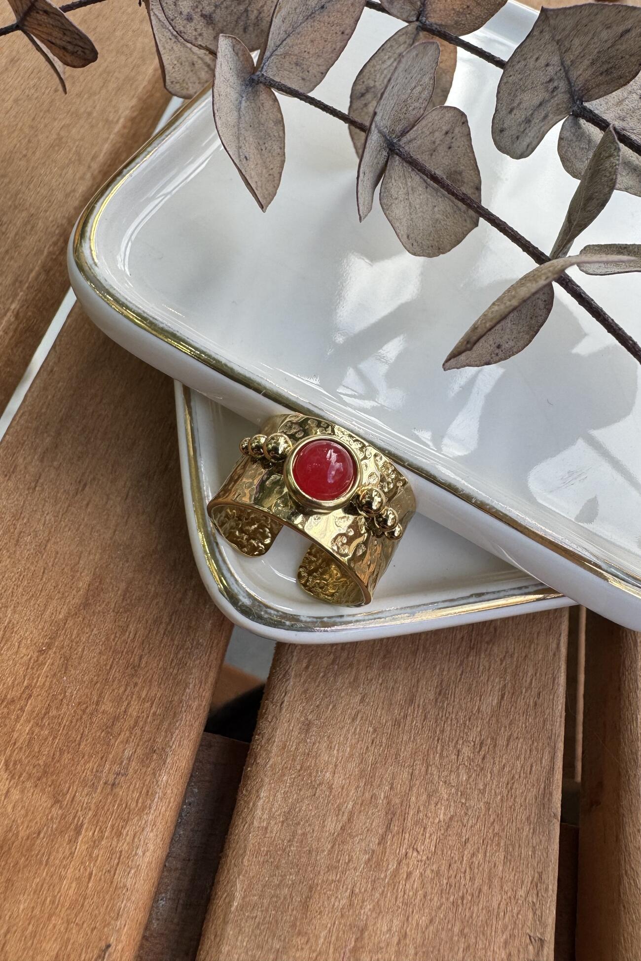 Çelik Etnik Serisi Yüzük