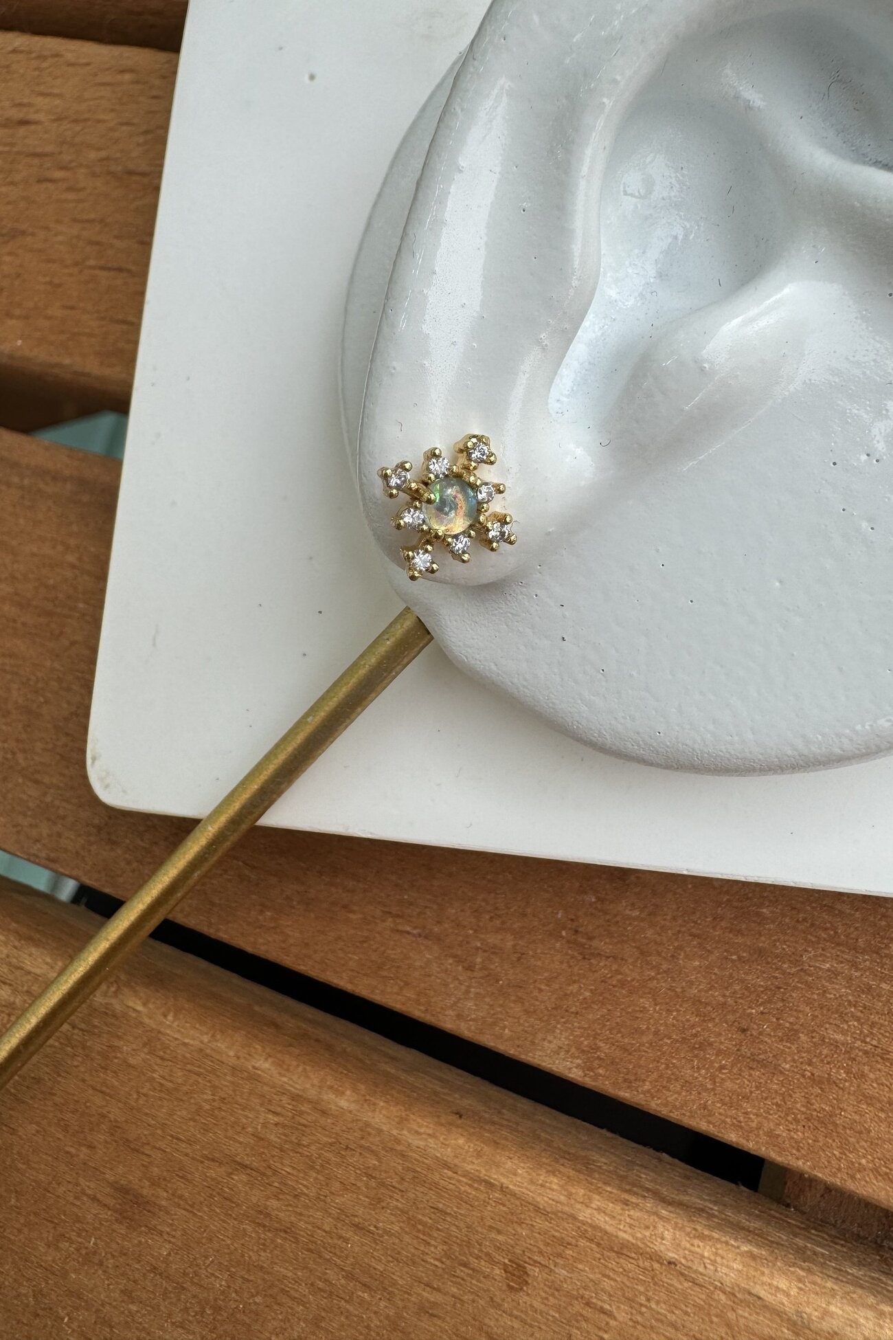 Cerrahi Çelik Piercing Gold