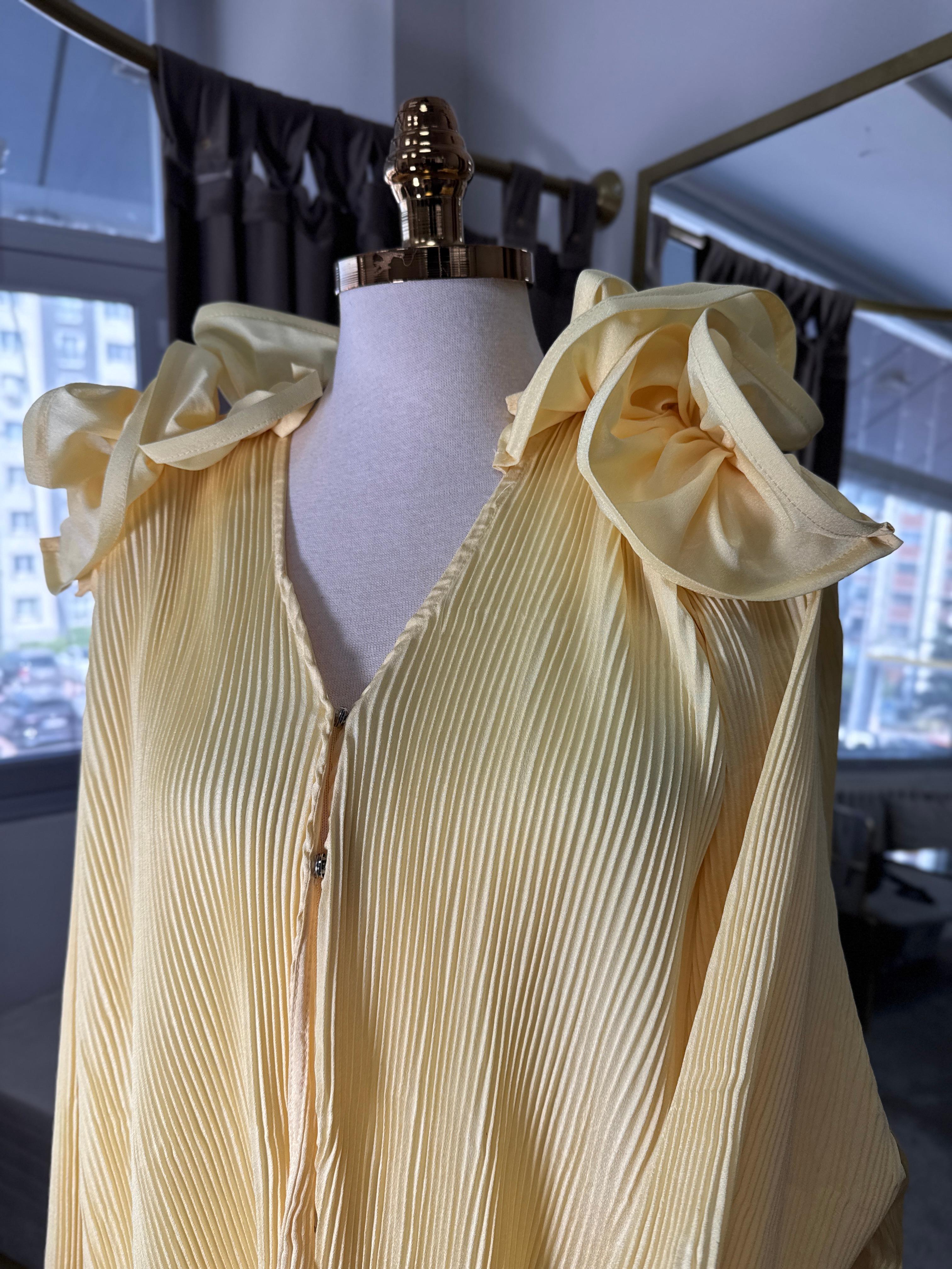 Fırfırlı Tunik / butteryellow