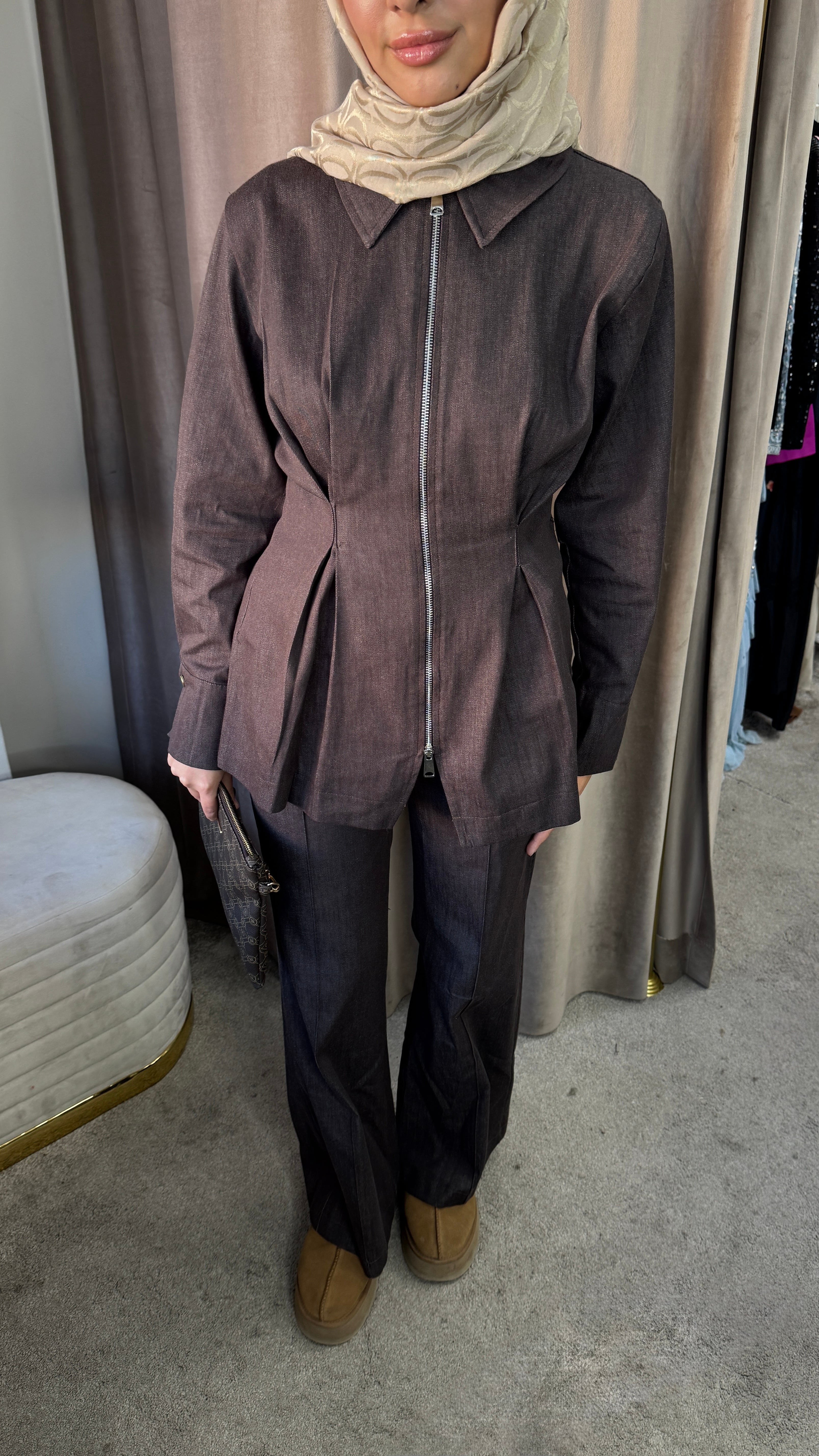 Denım takım / kahve