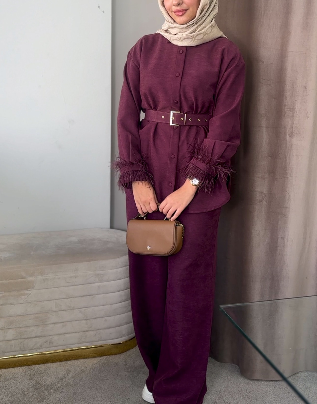 Elegance takım / bordo