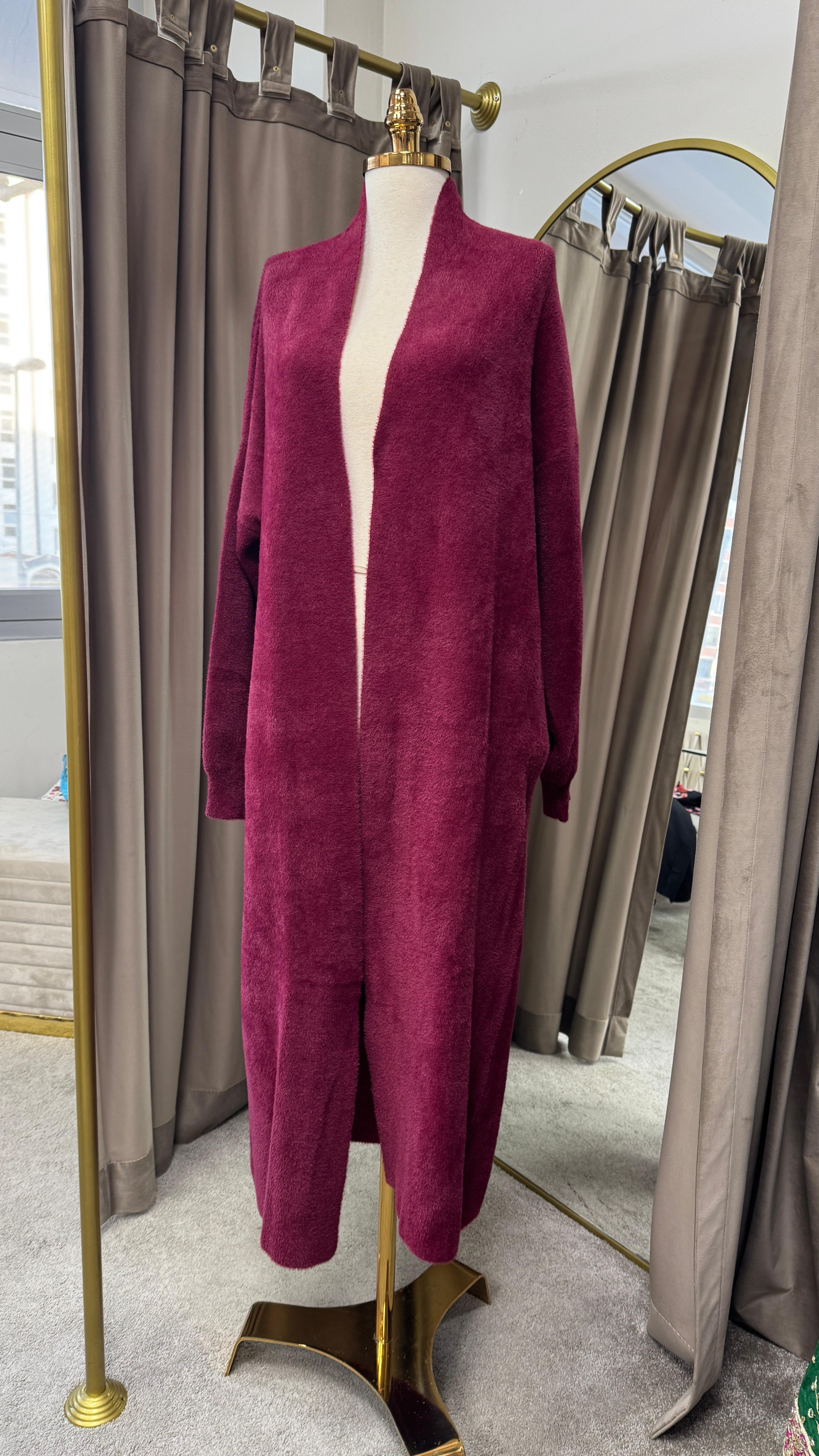 Angora hırka / bordo