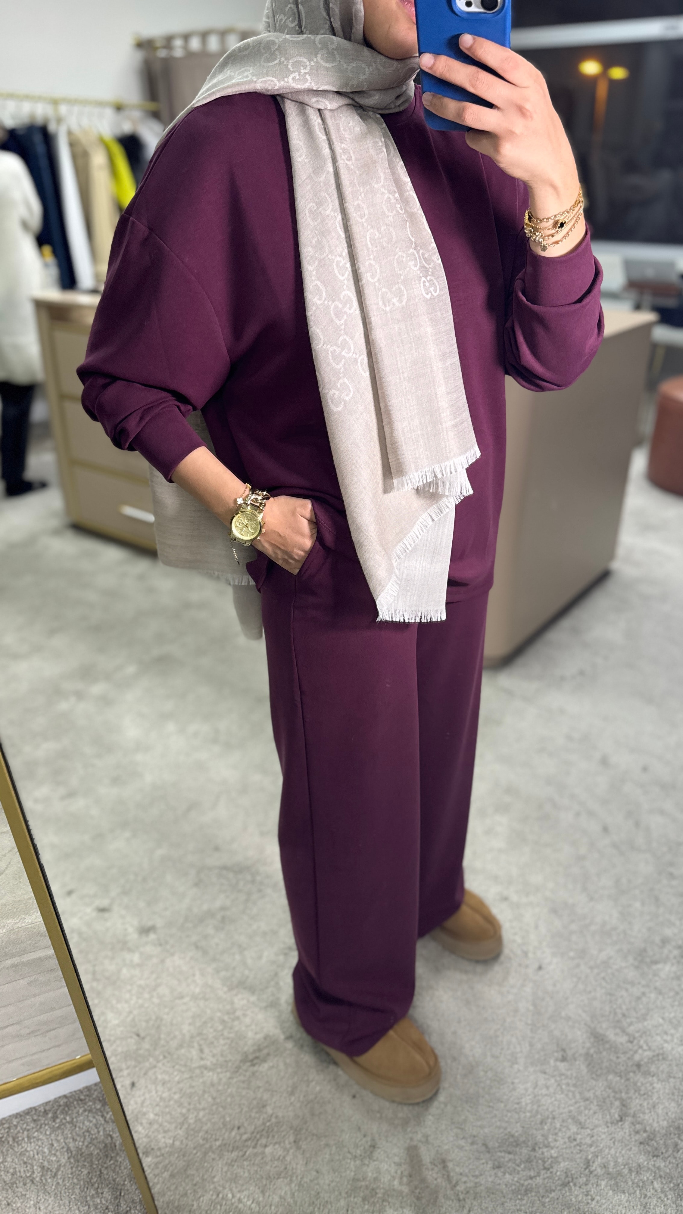 oysho takım / bordo