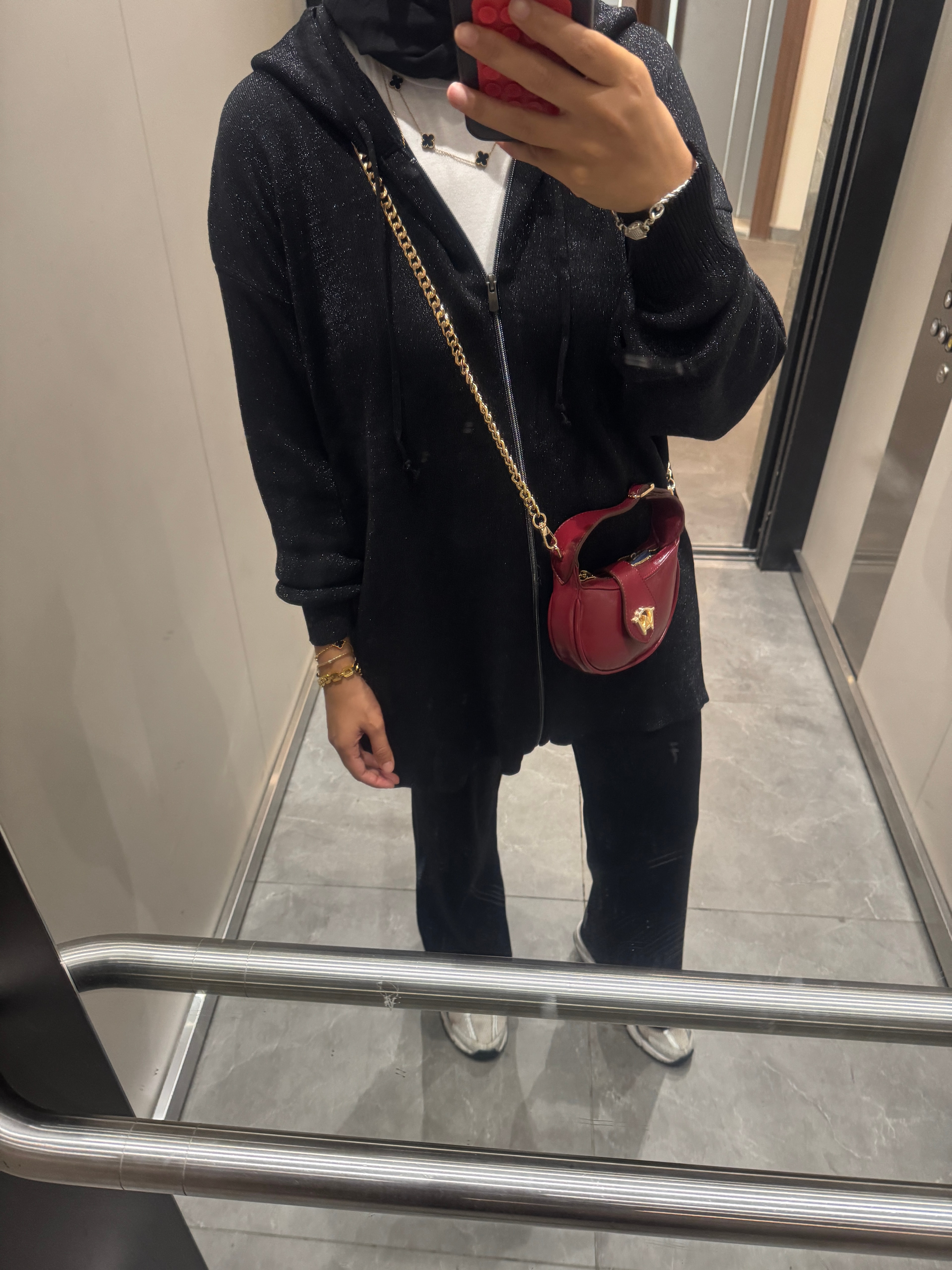 Simli takım / bordo