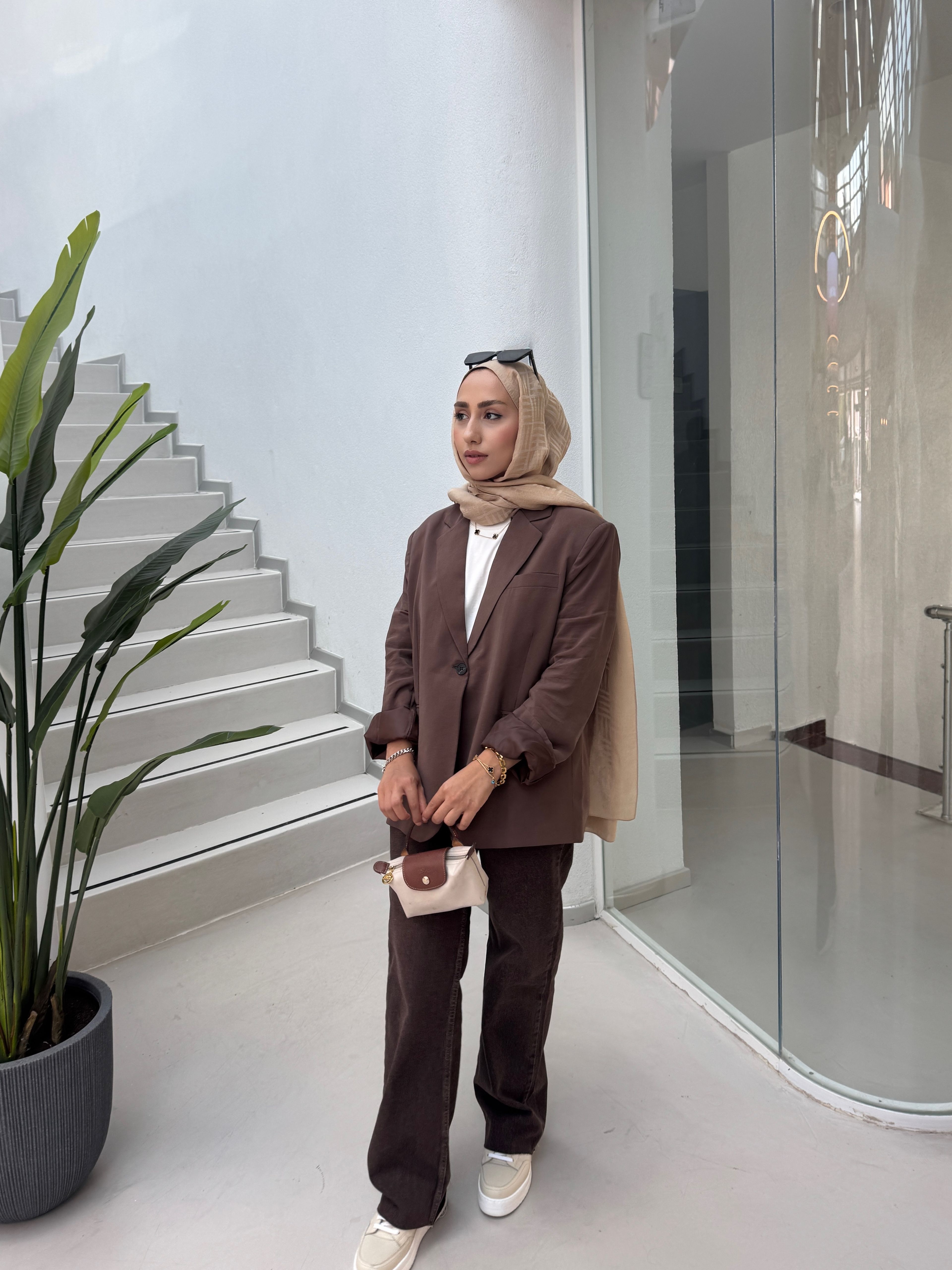 Blazer ceket / kahve