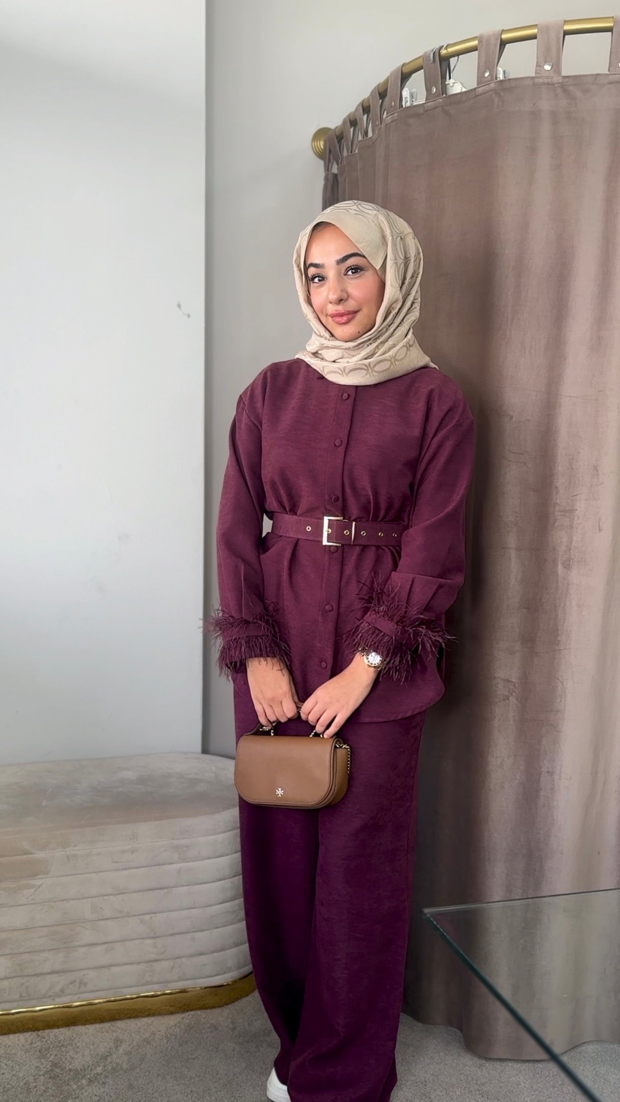 Elegance takım / bordo