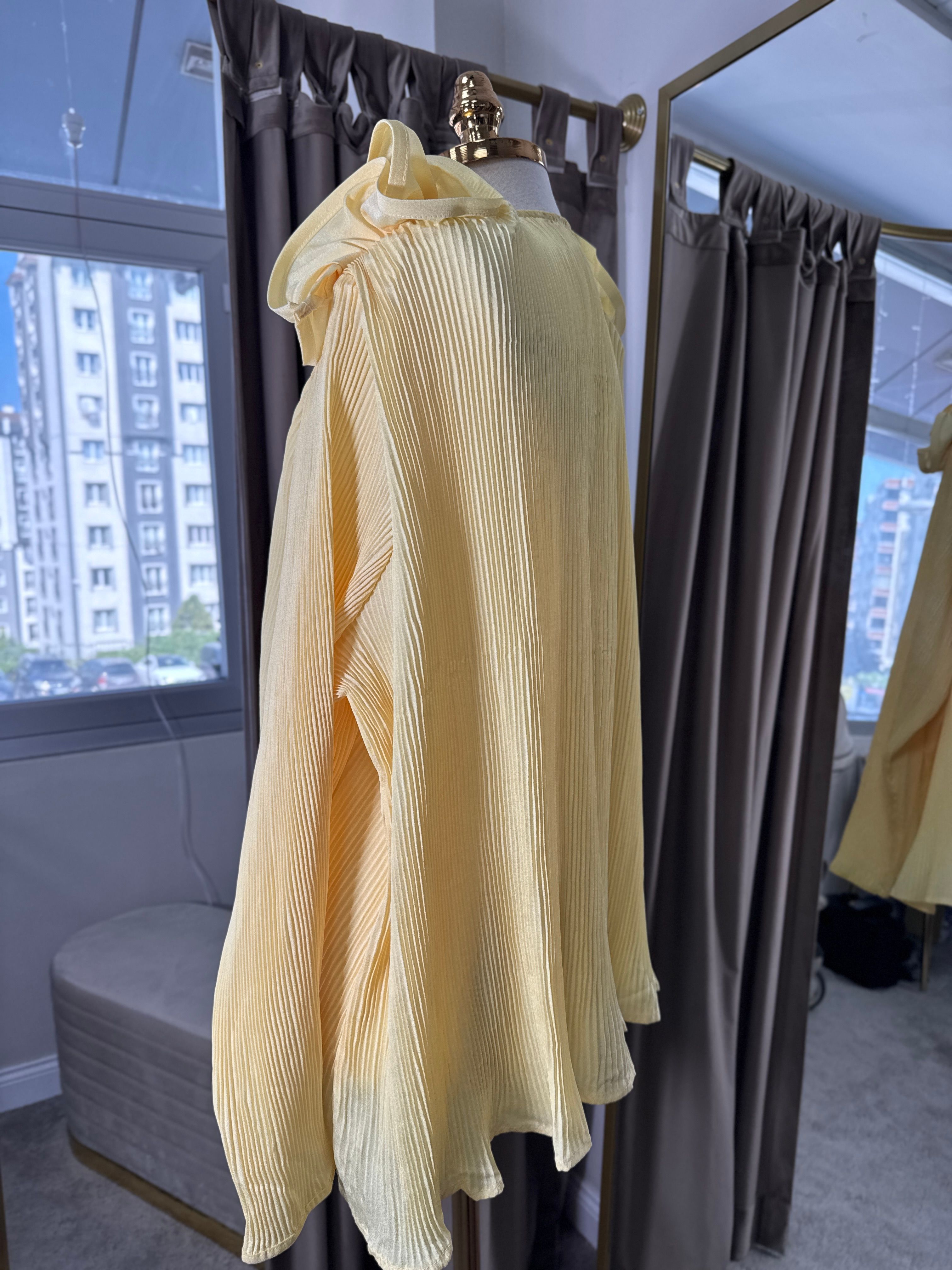 Fırfırlı Tunik / butteryellow