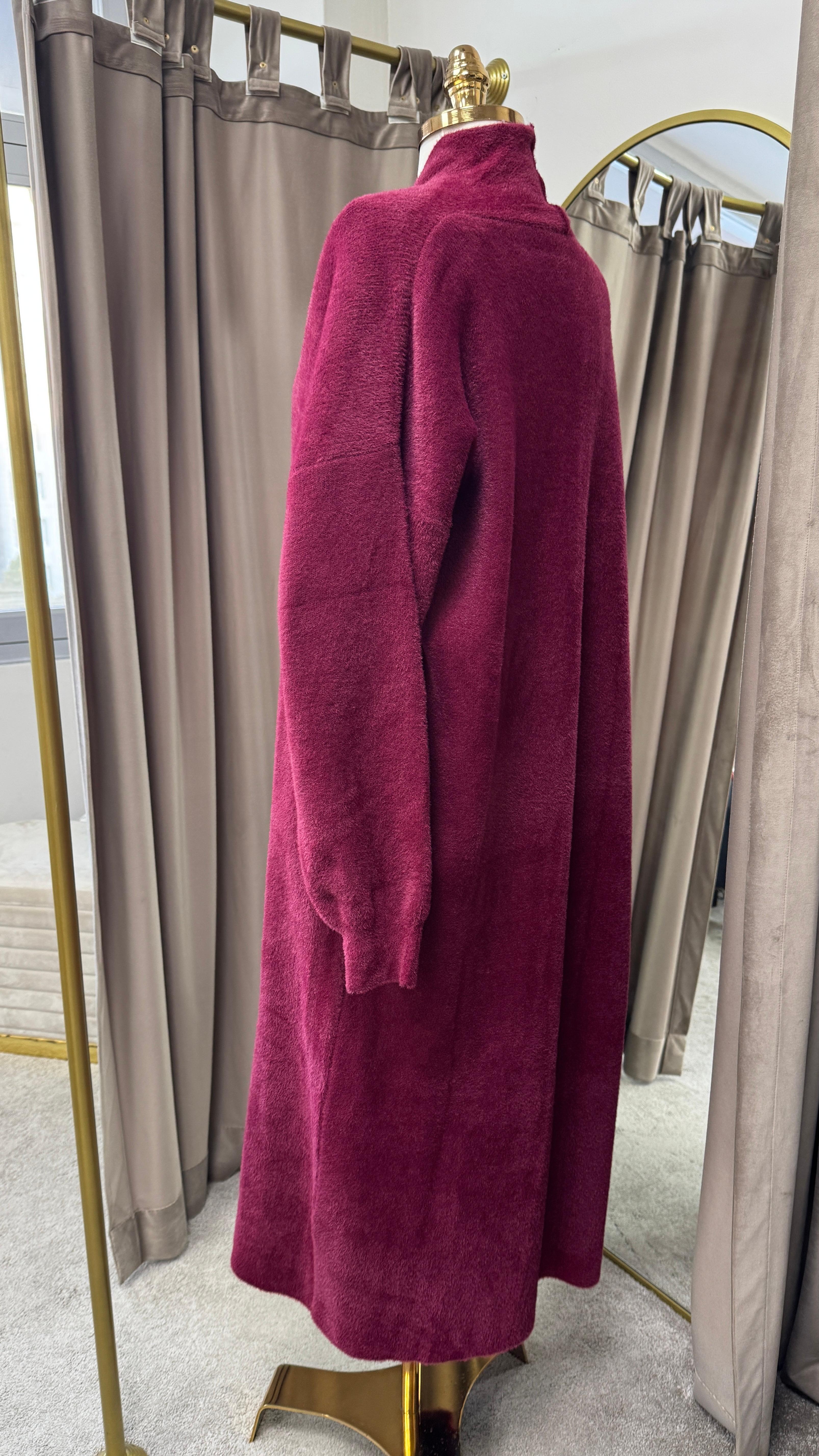 Angora hırka / bordo
