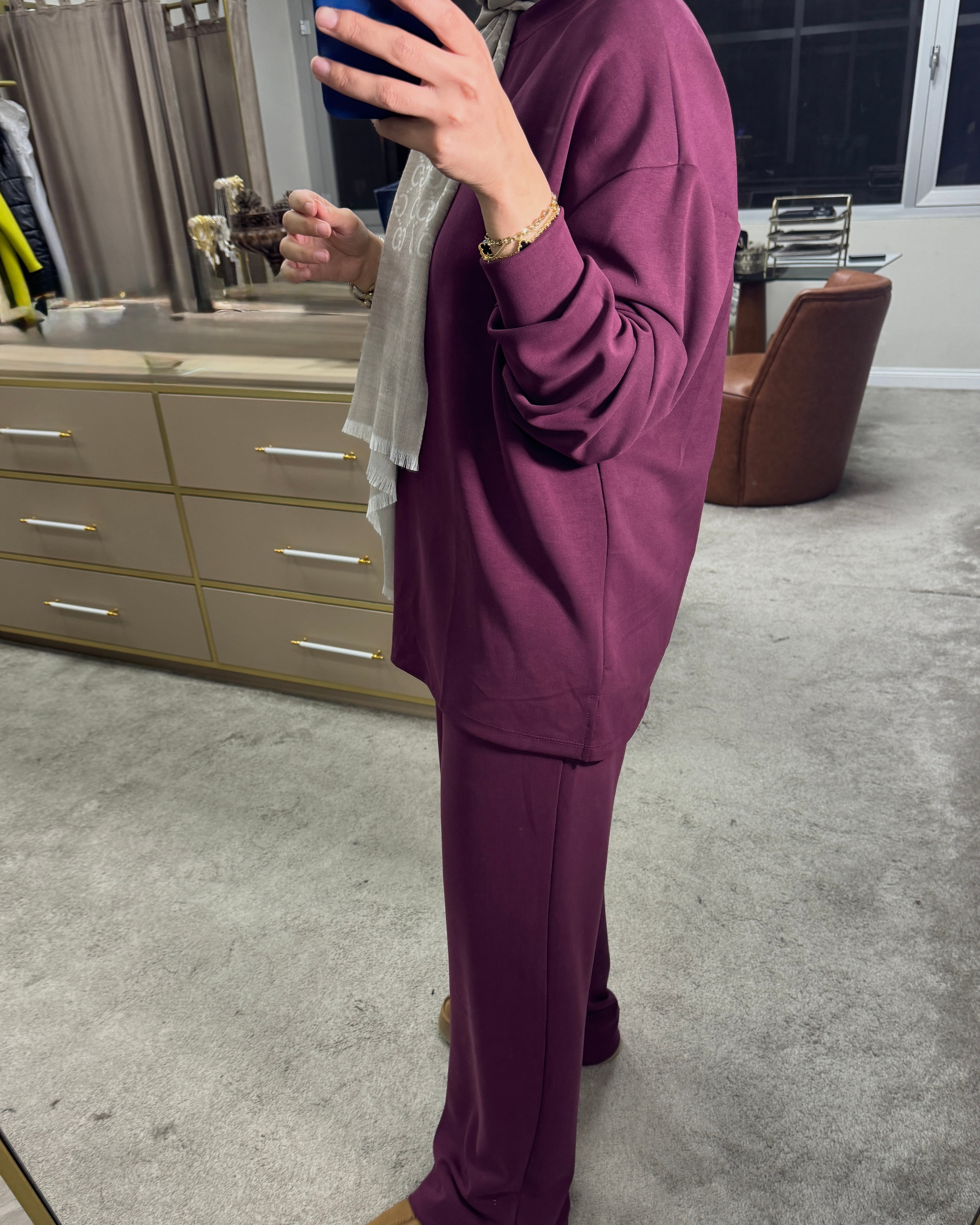 oysho takım / bordo