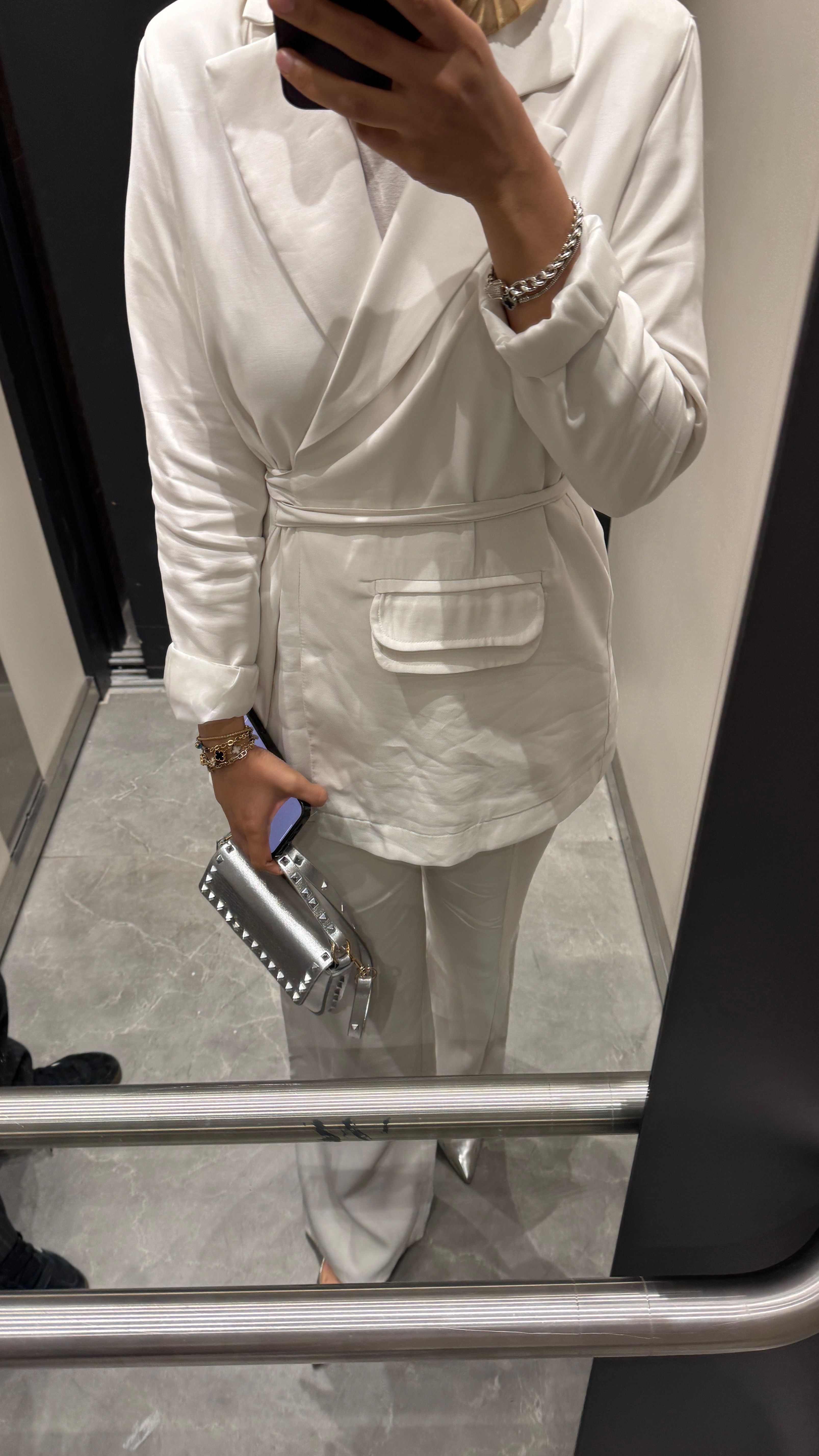 Blazer Takım beyaz