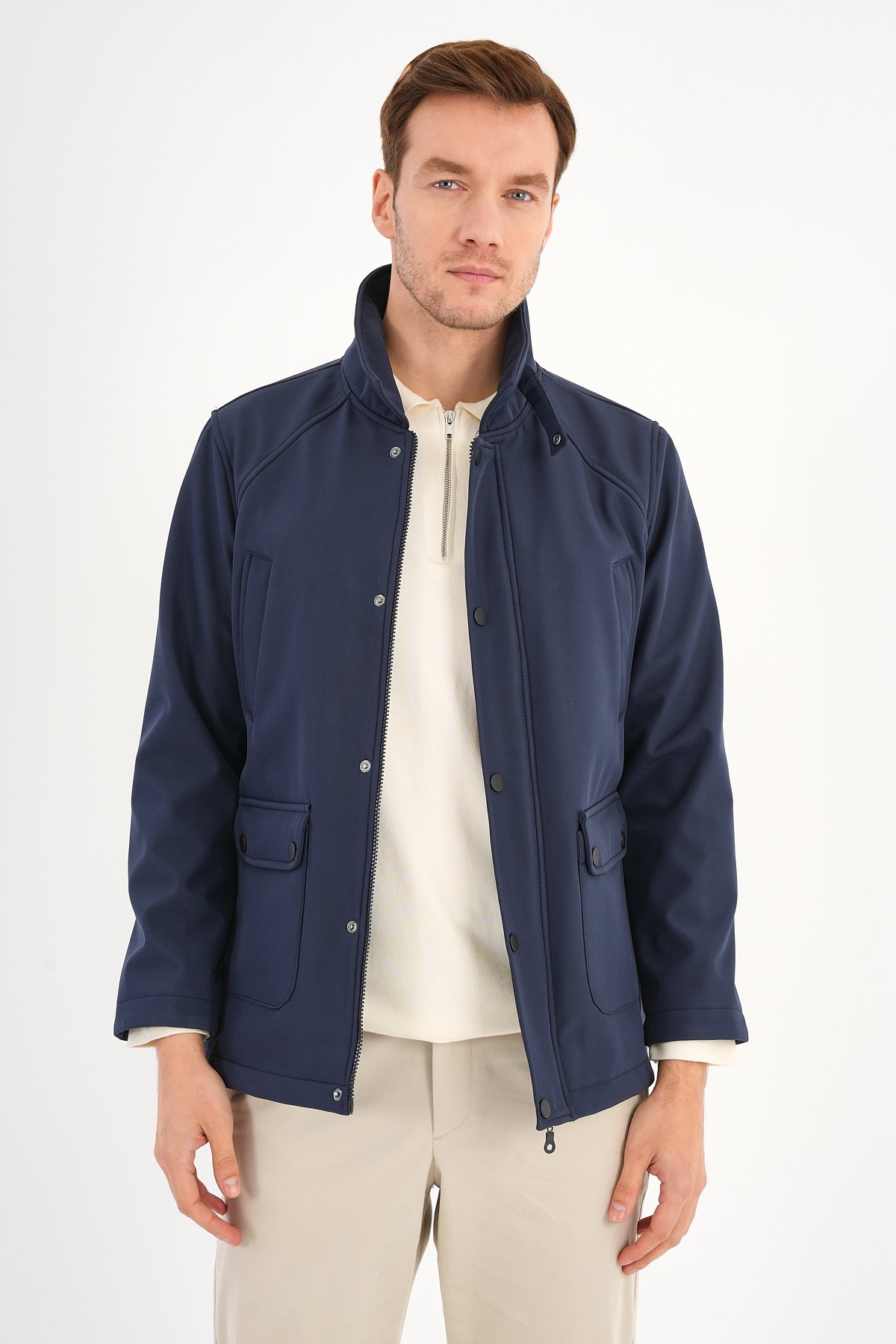 Urban Lacivert Softshell Mont