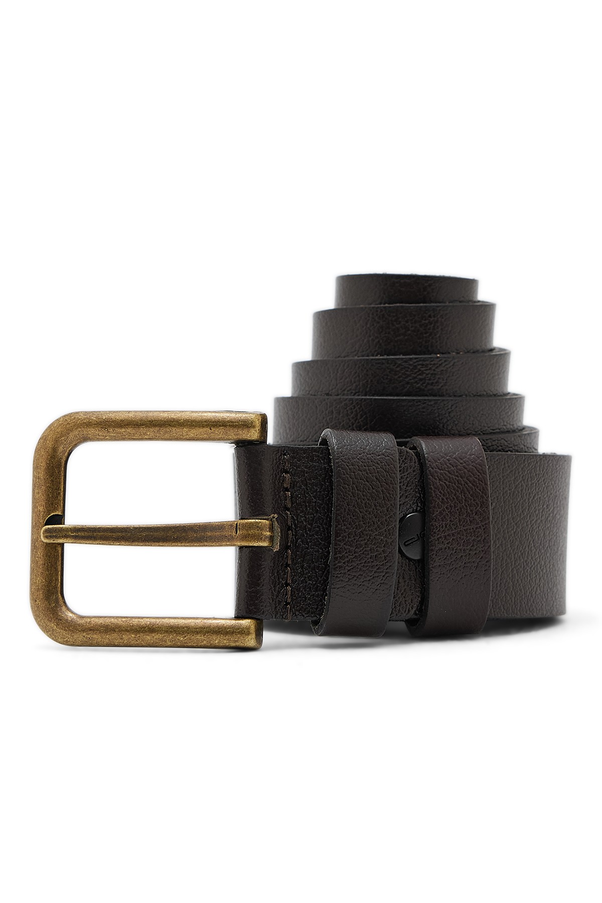 Men's Brown Leather Belt