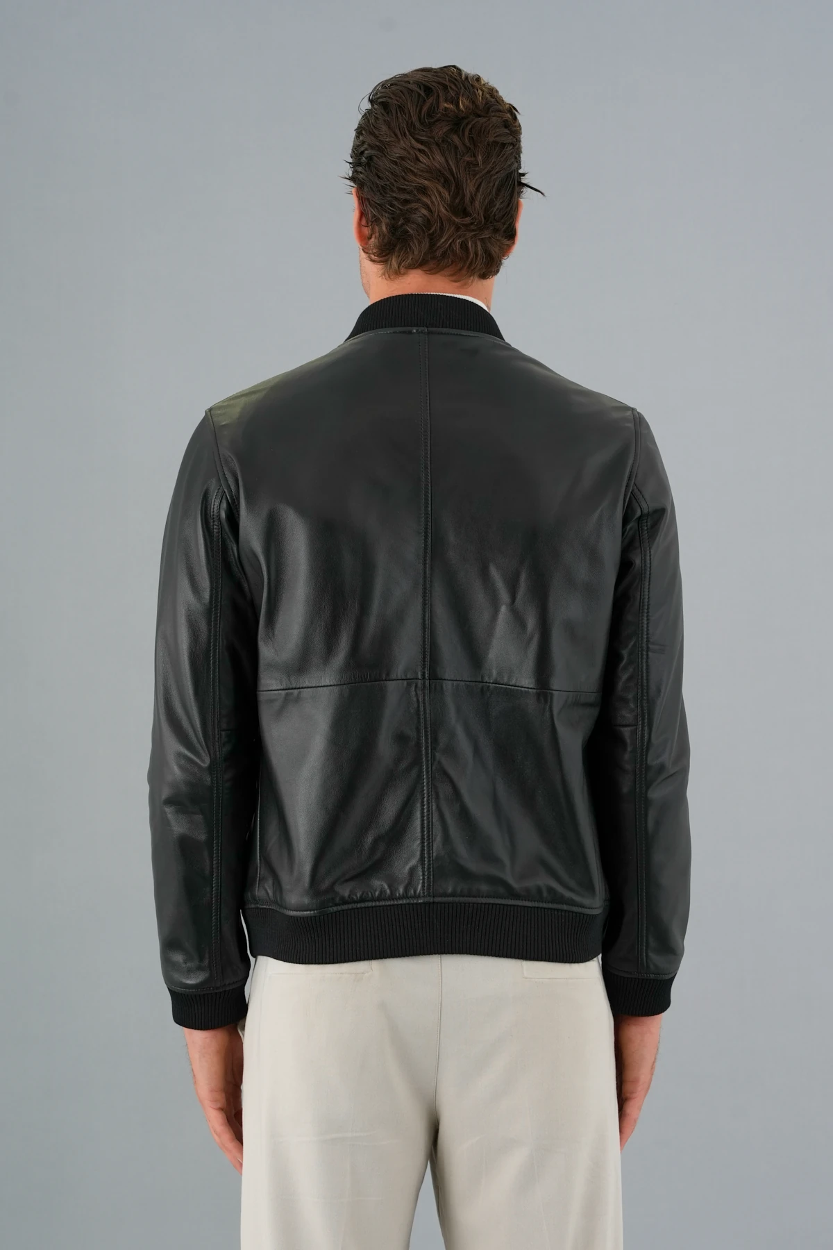 Arthur Siyah Erkek Deri Mont