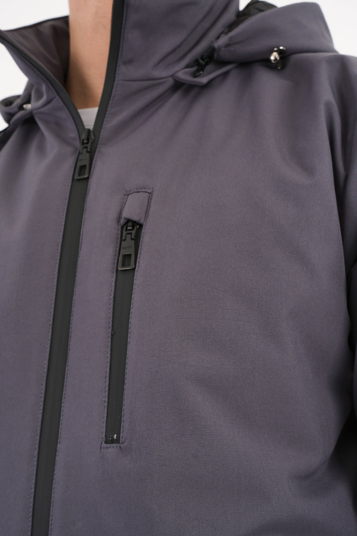 Shield Antrasit Erkek Kapüşonlu Softshell Mont